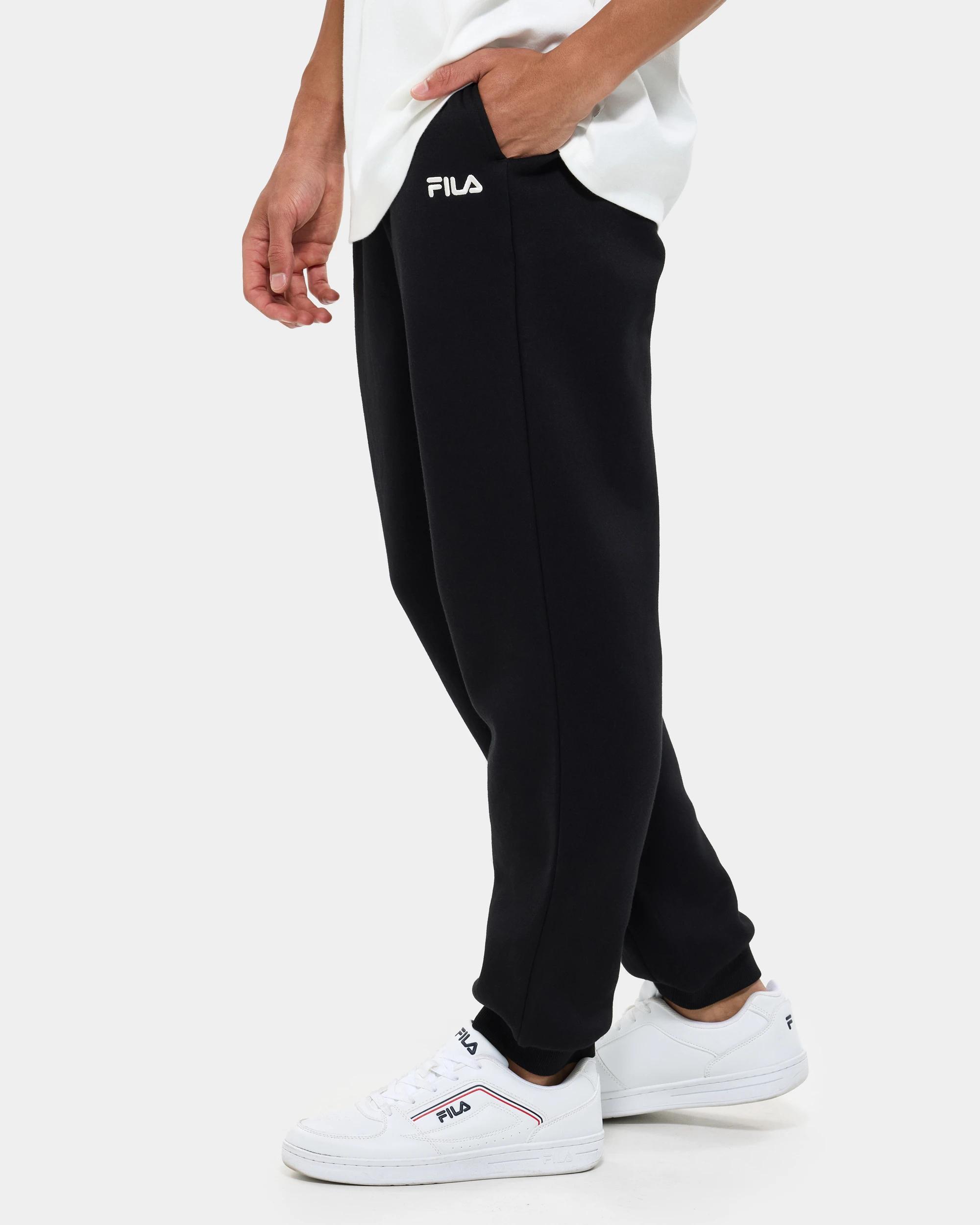 3 Fila Heavyweight Trackpants BLACK, 3 of 7