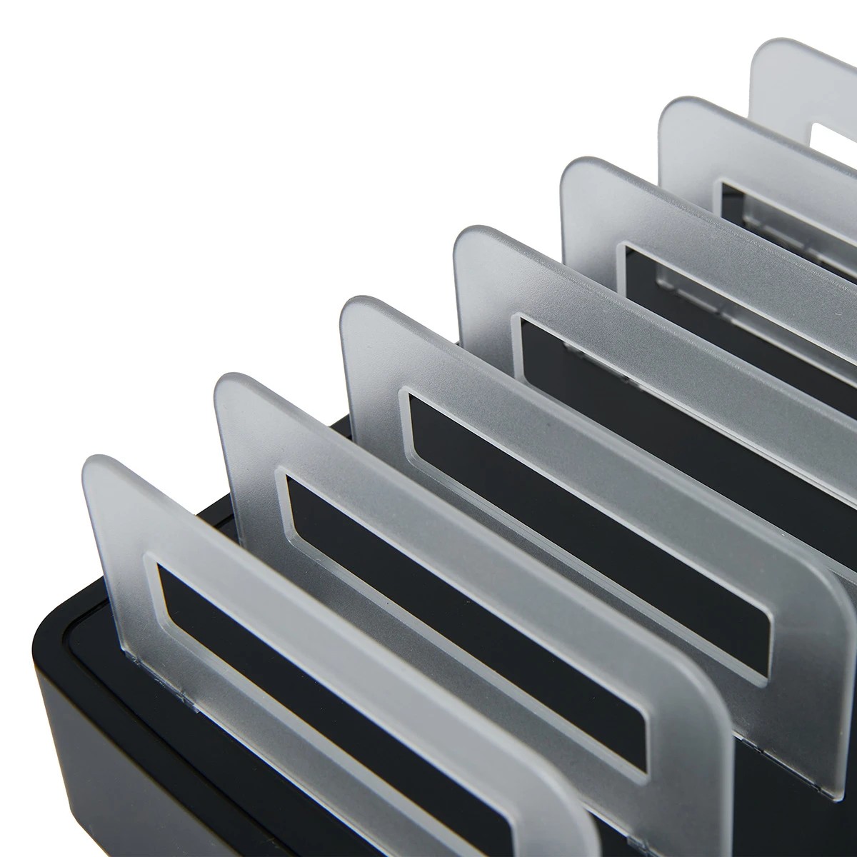 6 6 Port USB Charger Stand - Black, 6 of 10