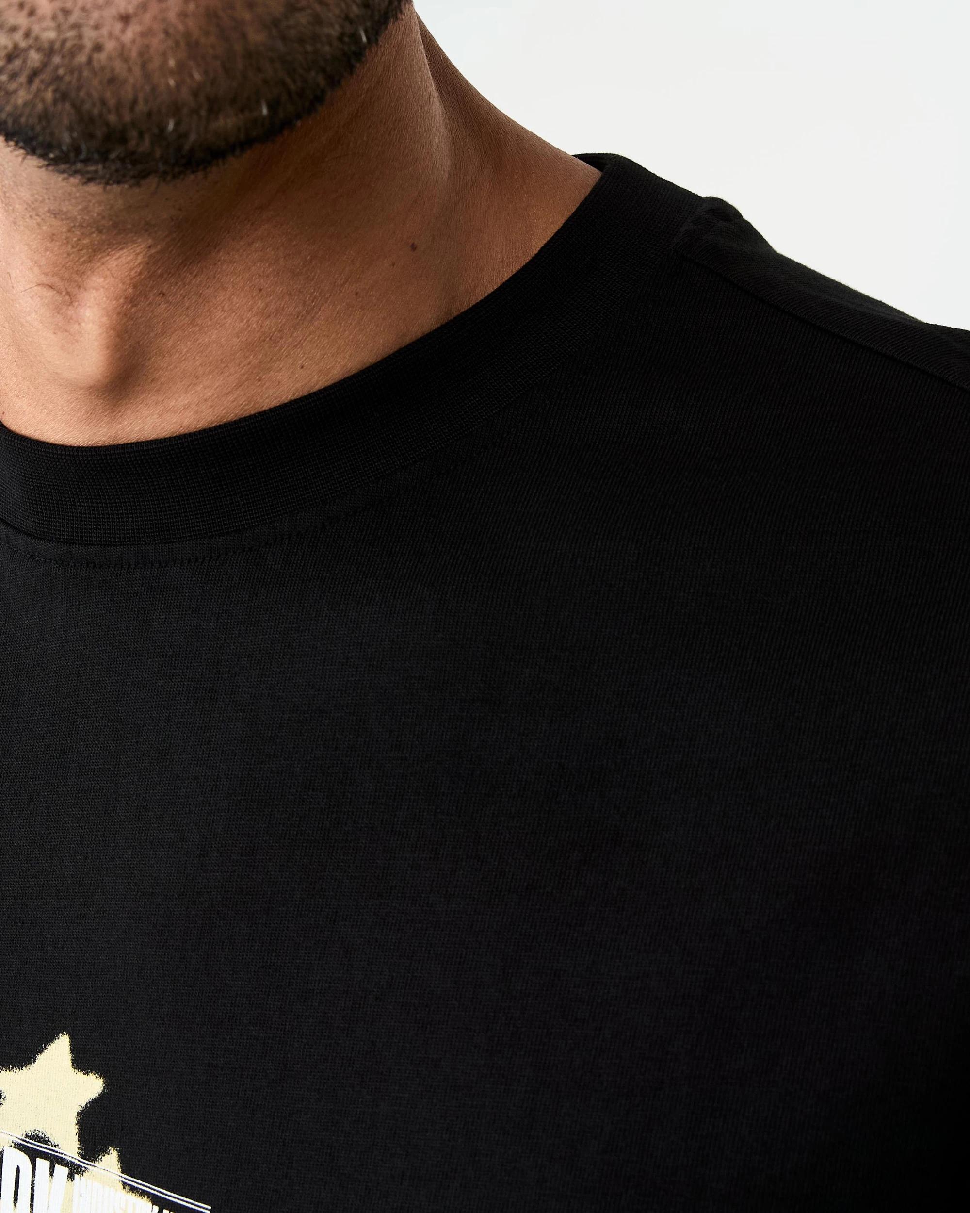 5 Boxy Print T-shirt Blk Nyork, 5 of 7