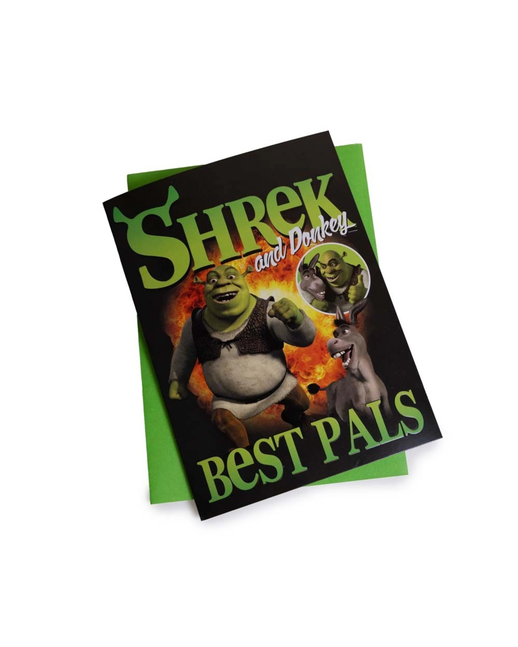 1 Shrek - Shrek and Donkey Best Pals Valentines Greeting Card, 1 of 3