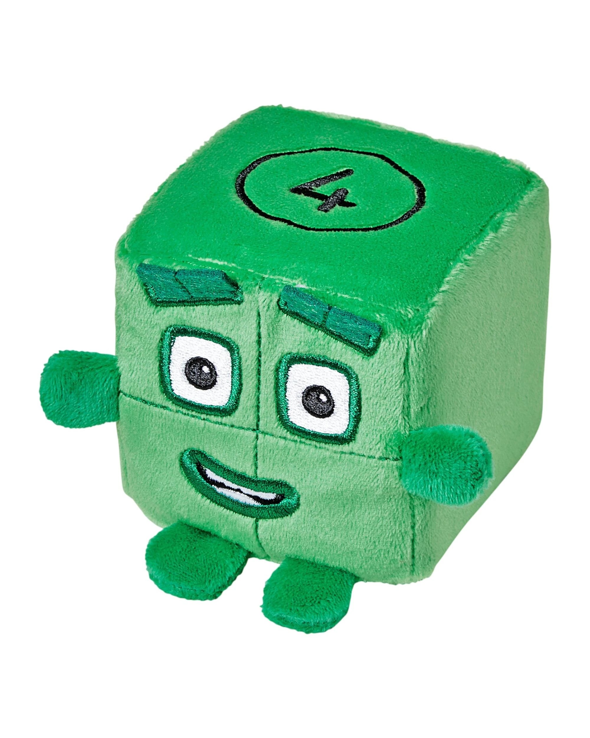 2 Numberblocks Blocklets Number Four Mini Plush, 2 of 2