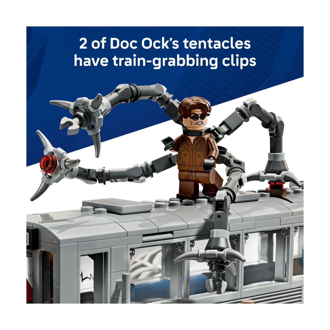 4 LEGO Marvel Super Heroes Spider-Man vs. Doc Ock Subway Train Scene 76321, 4 of 10