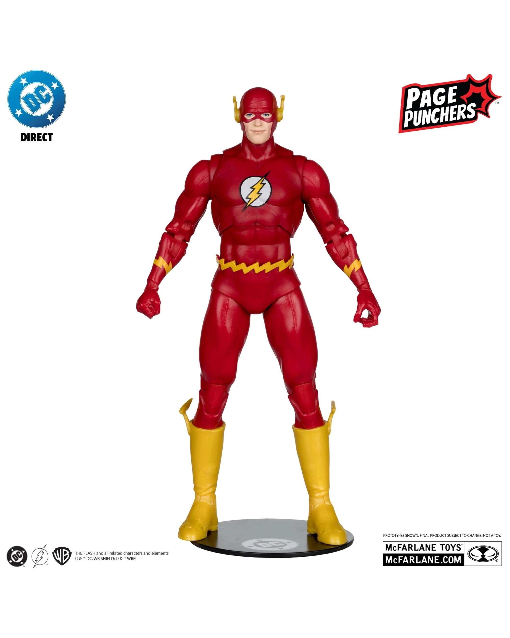 5 DC Direct Page Punchers The Flash #123 Barry Allen 7 inch Figure With Comic, 5 of 9