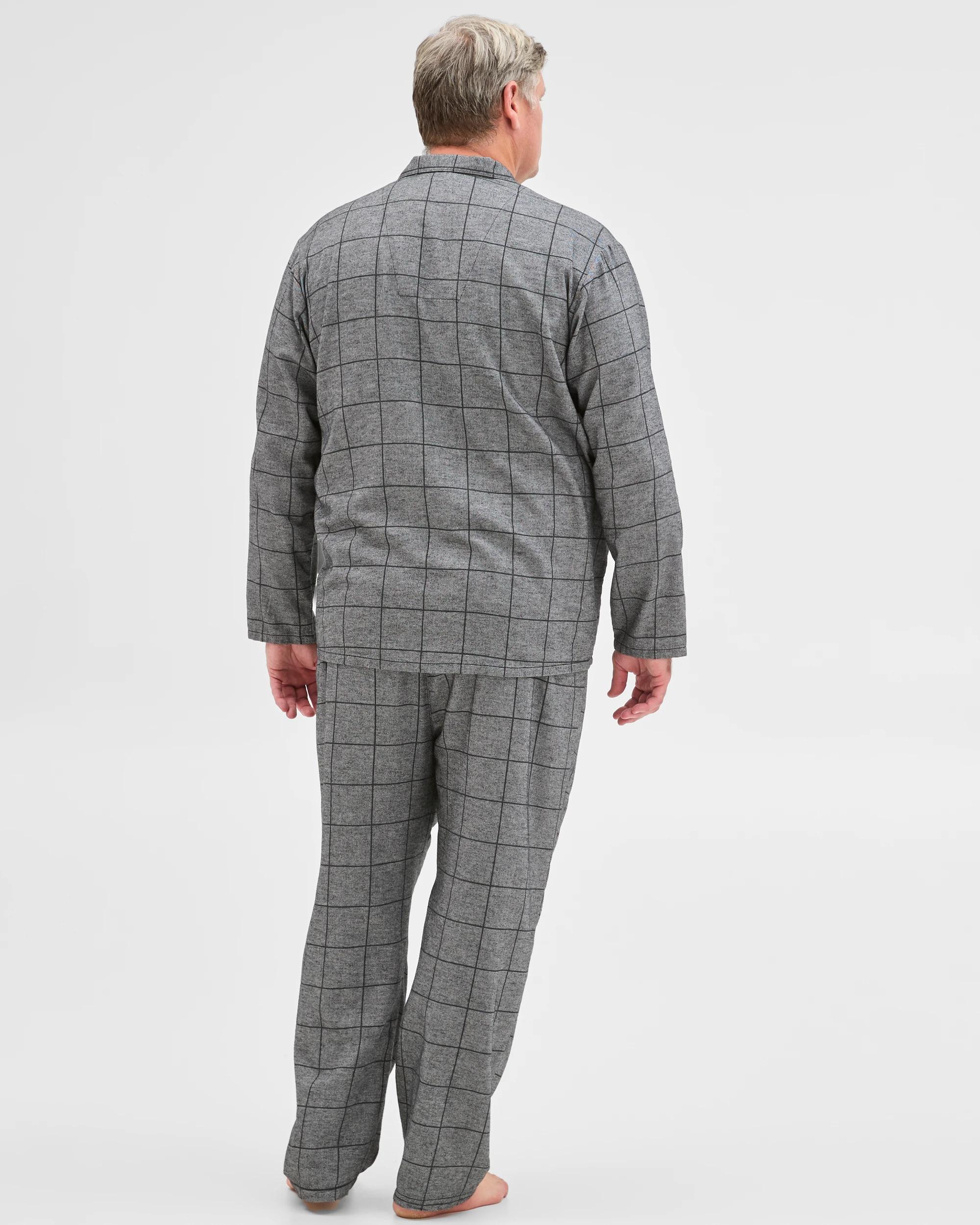 7 Target Man Plus Size Flannelette Pyjama Set CHARCOAL, 7 of 7