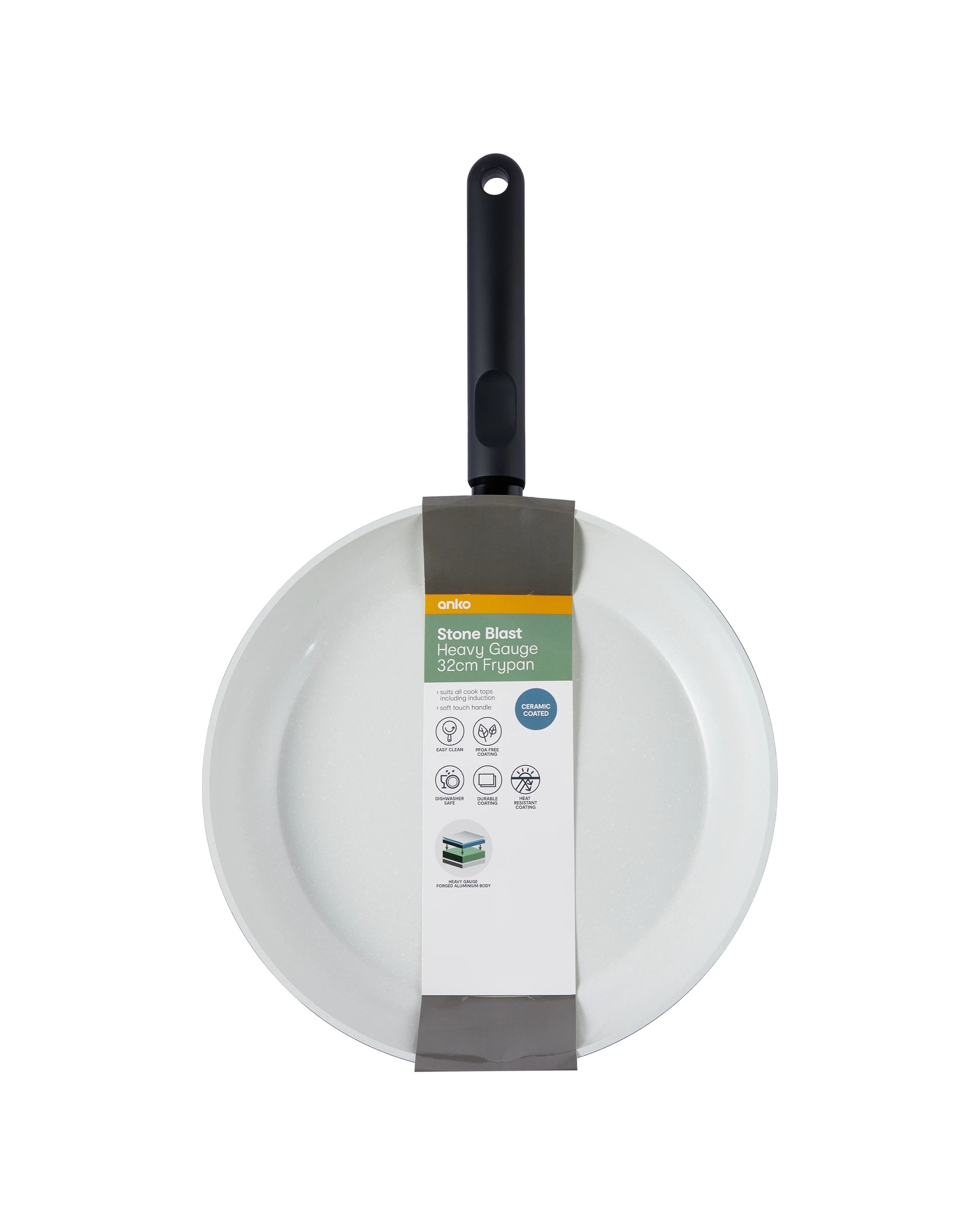 7 32cm Stone Blast Heavy Gauge Frypan, 7 of 7