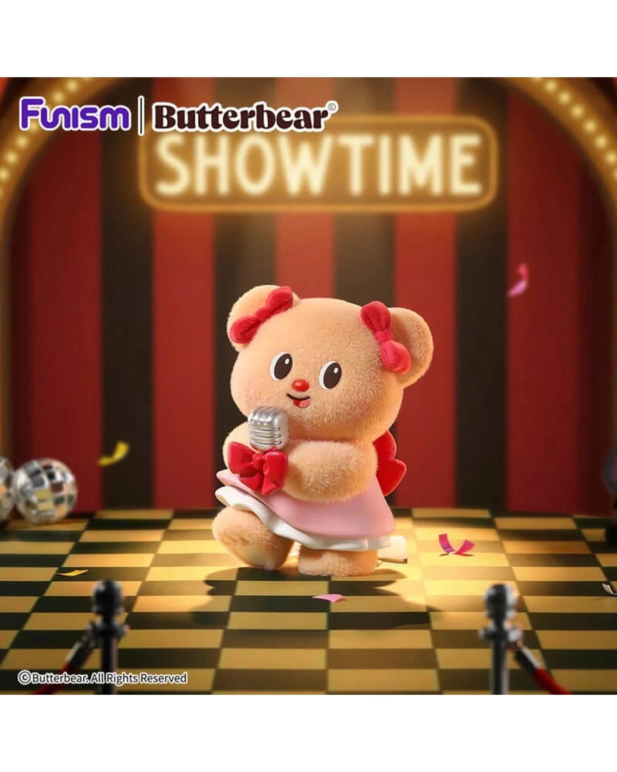 9 Funism Butterbear Adorable Influencer Series Figures Blind Box, 9 of 10
