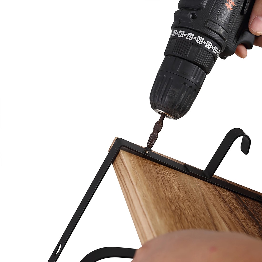 4 Levede Floating Shelf With Hook, 4 of 6