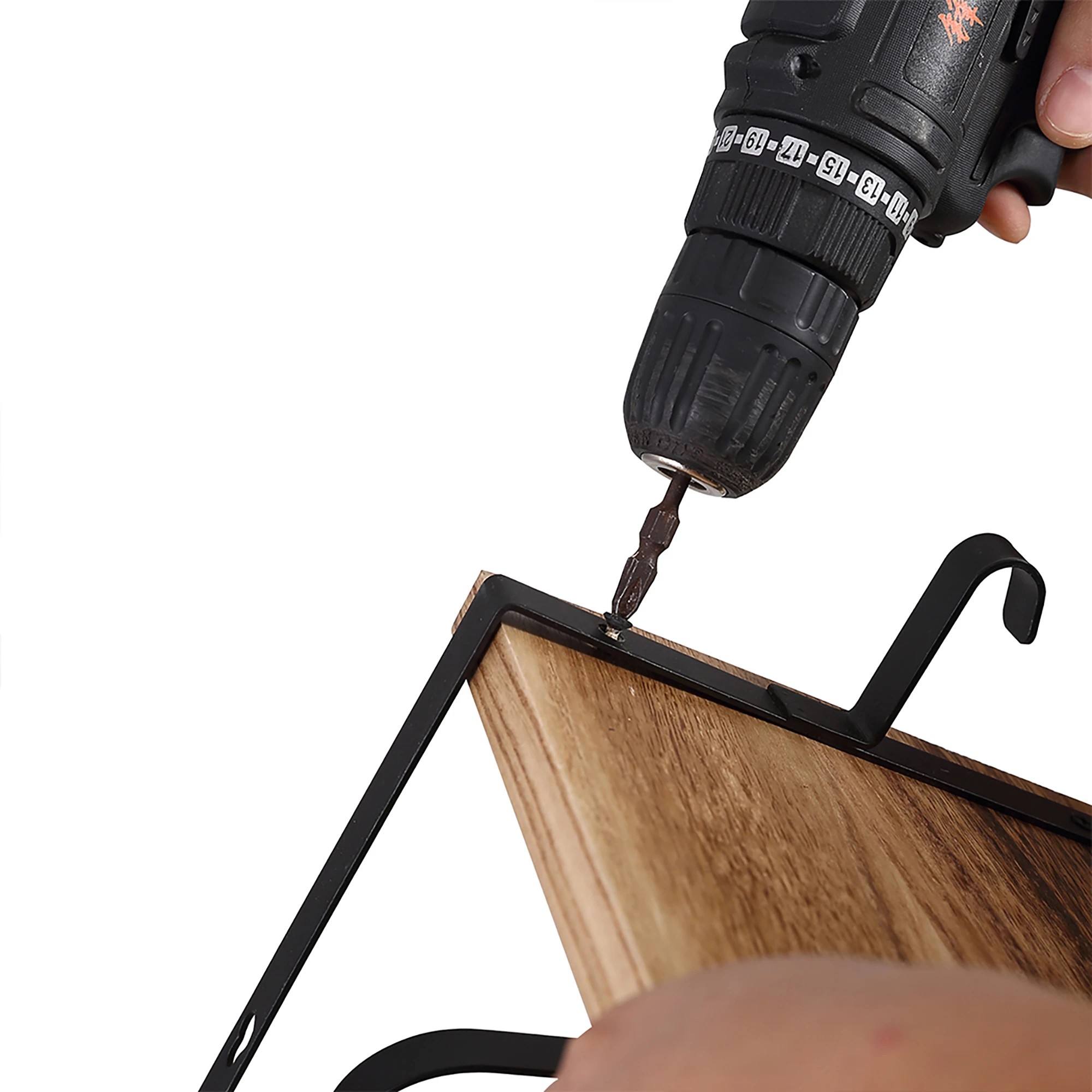 4 Levede Floating Shelf With Hook, 4 of 6