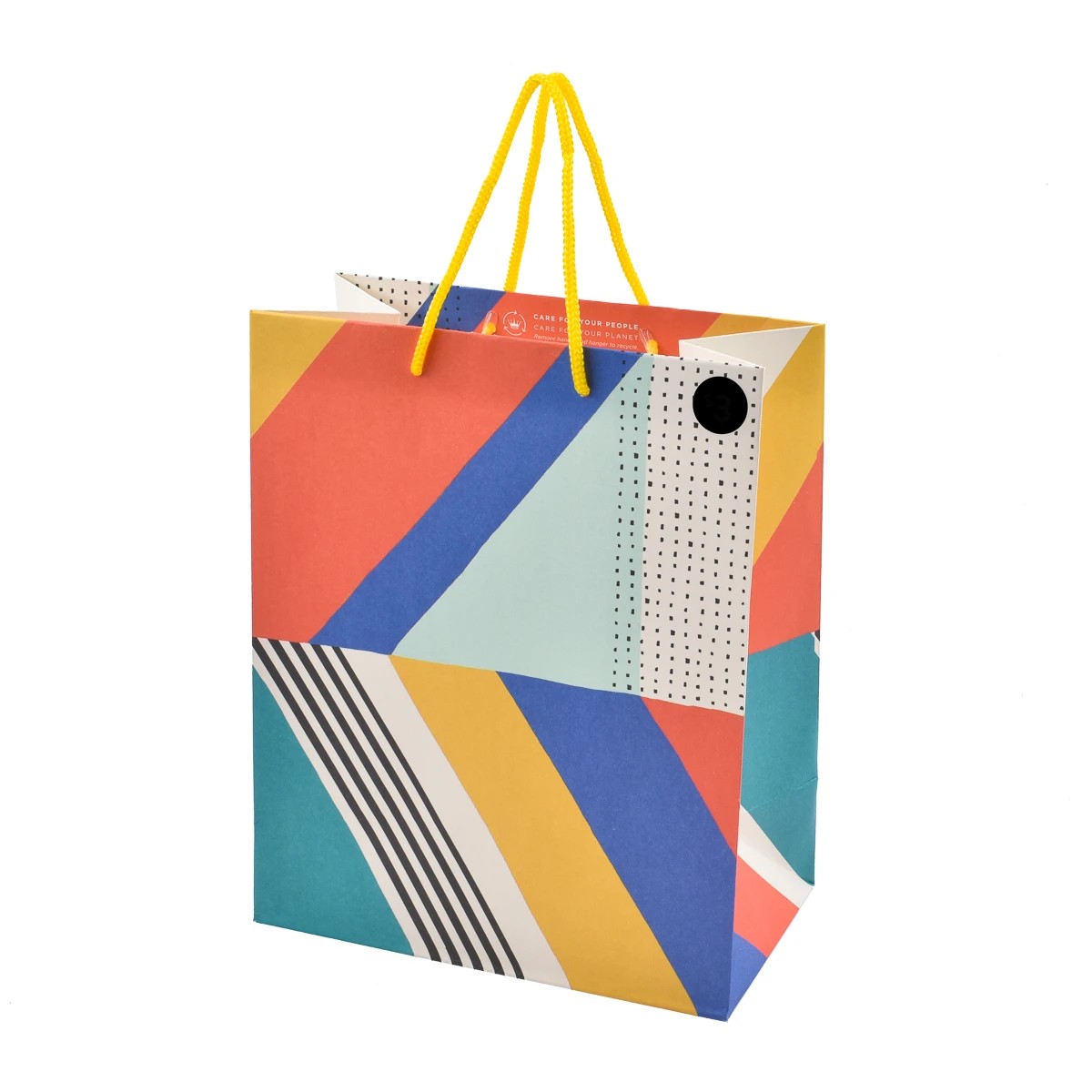 2 Hallmark Bold Pattern Gift Bag - Medium, 2 of 3