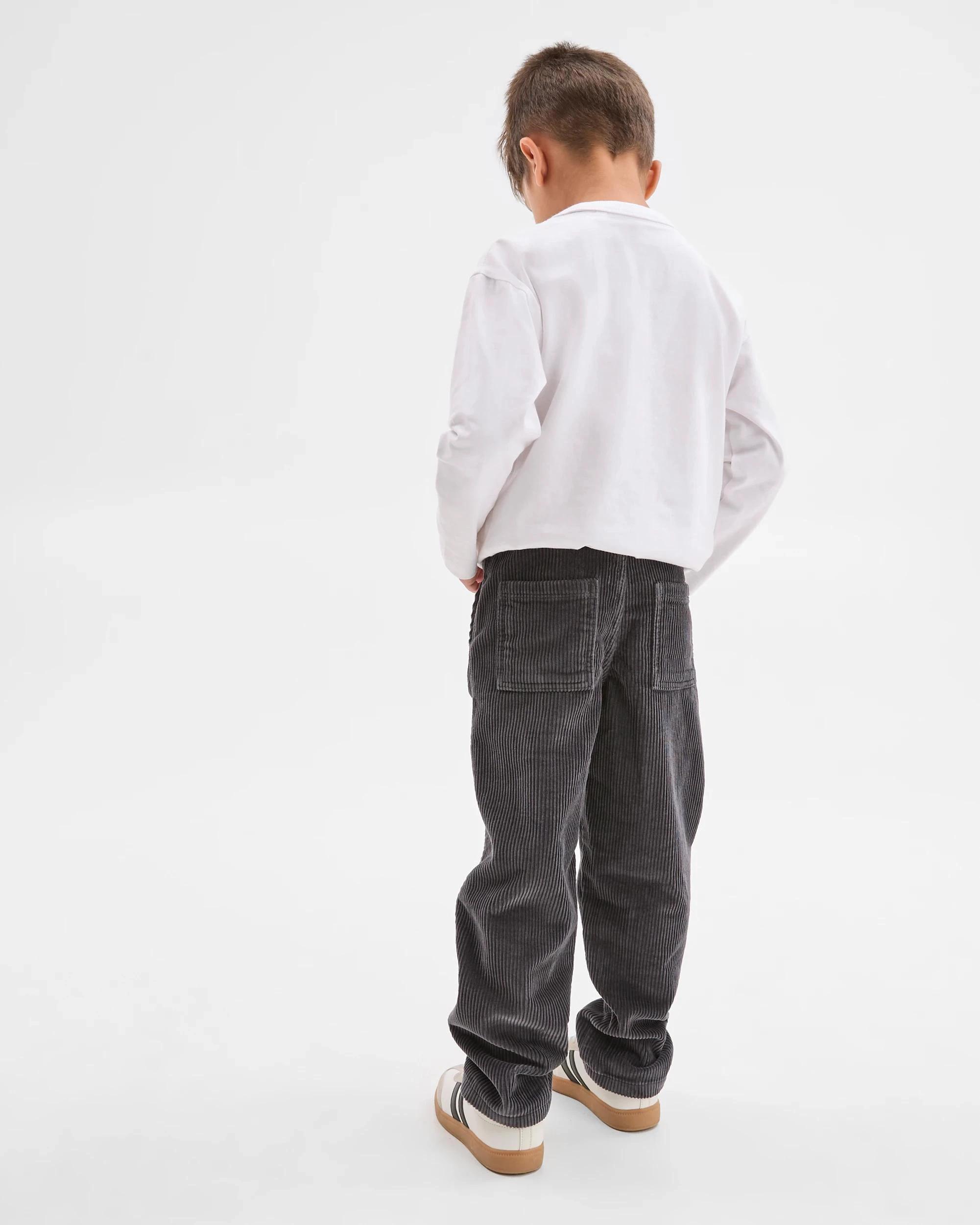 5 Target Kids Australian Cotton Corduroy Pants CHARCOAL, 5 of 7