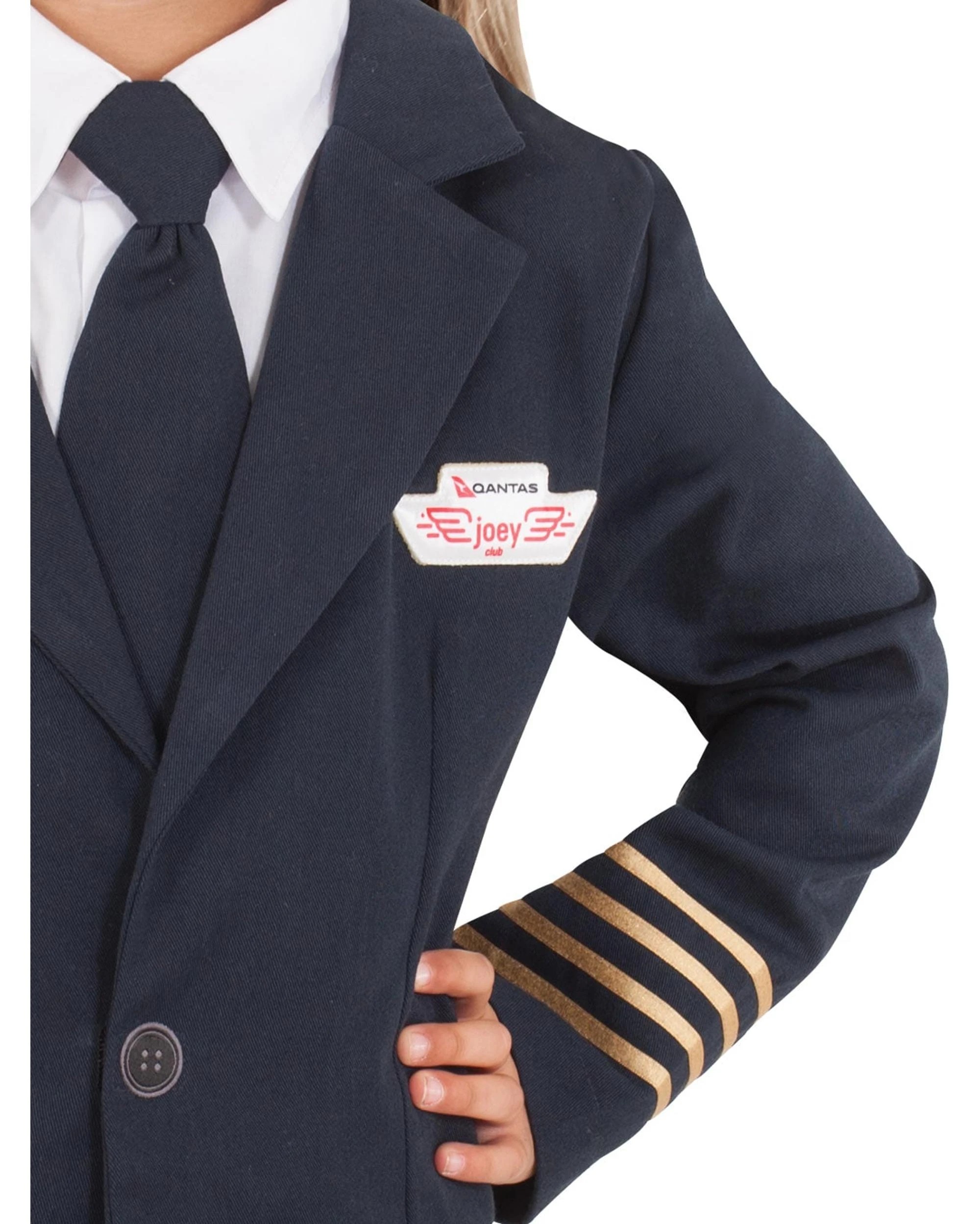 4 Qantas Captain's Uniform Costume Size 6-8 Years, 4 of 5