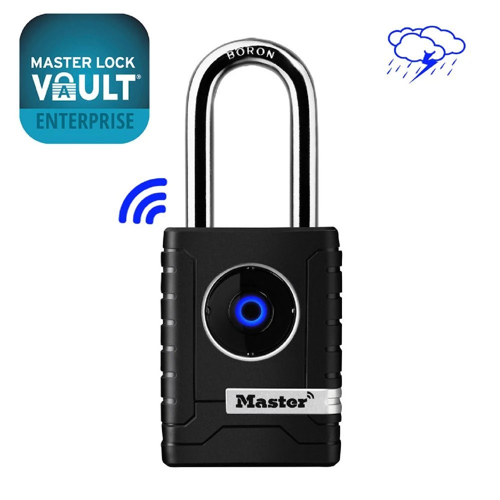 2 Masterlock Bluetooth Outdoor Padlock Black, 2 of 8