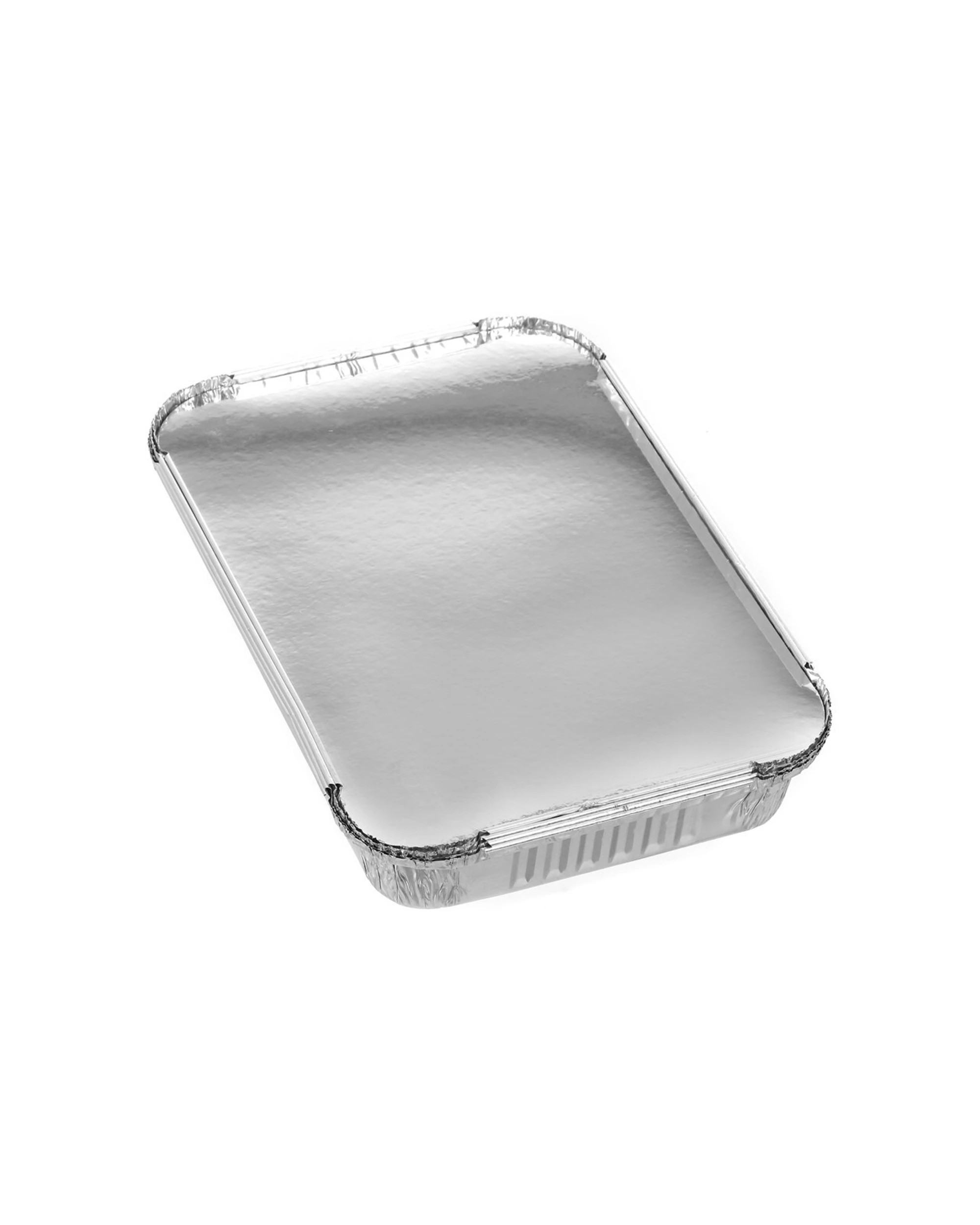 3 Lemon & Lime 4x 4PC Rectangle Baking Foil Container With Lid Set - Metallic, 3 of 5