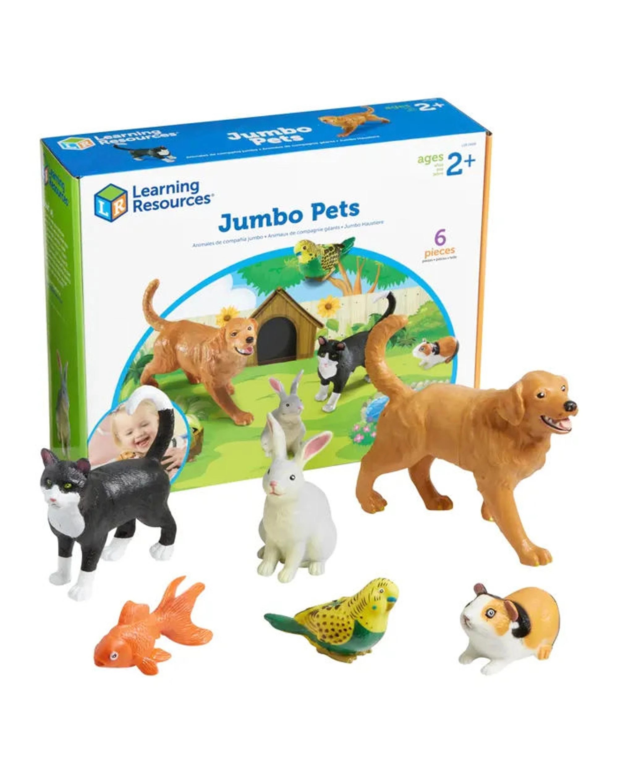 1 Learning Resources Jumbo Pets Set of 6, 1 of 9