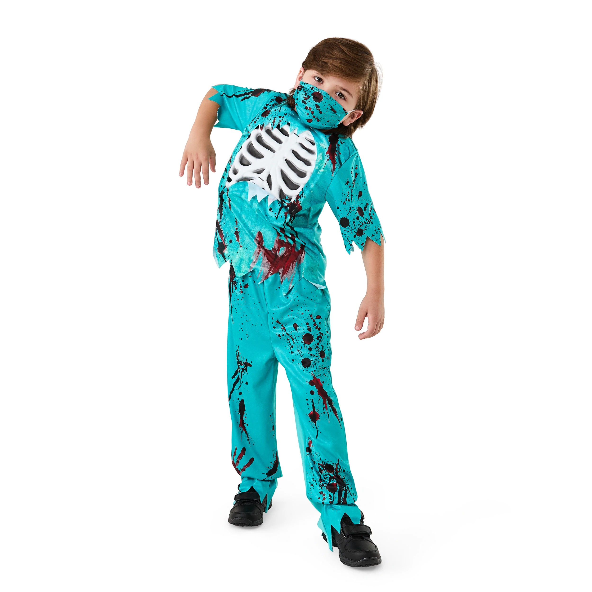 1 3 Piece Zombie Surgeon Costume - Ages 8+, 1 of 10