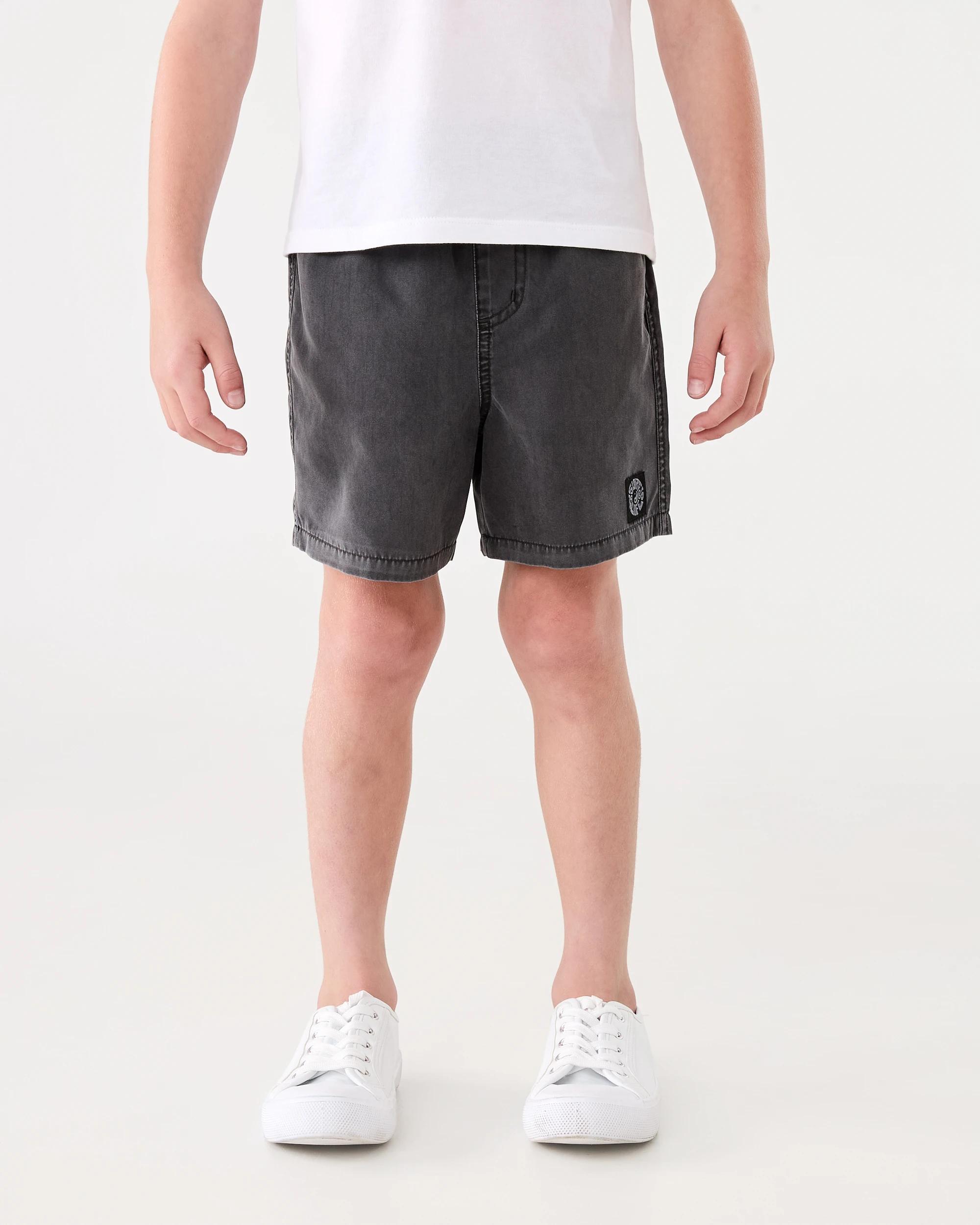 1 Washed Shorts Blk Washed, 1 of 6