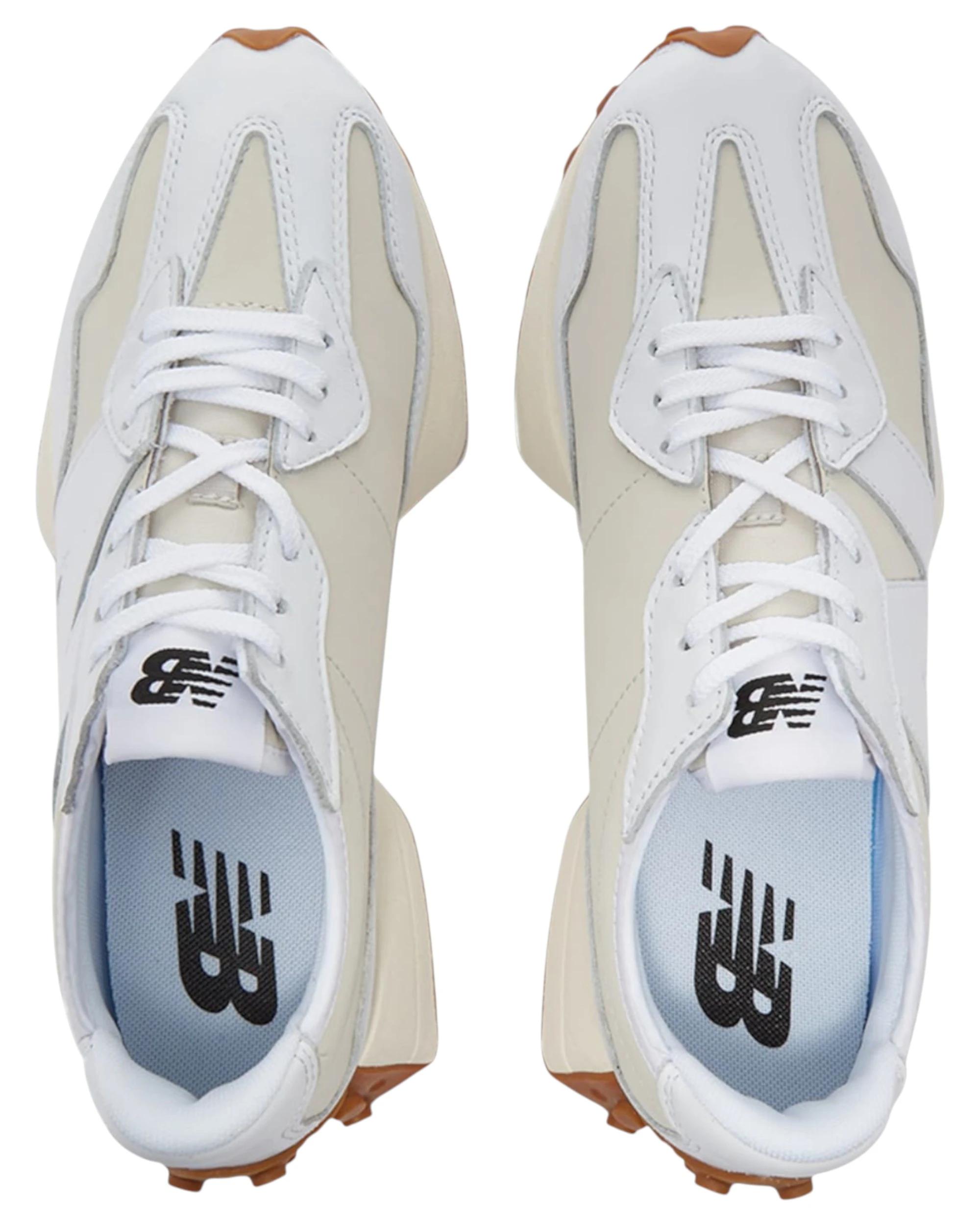 7 New Balance Womens 327 Moonbeam Athletic Shoes WHITE, 7 of 7