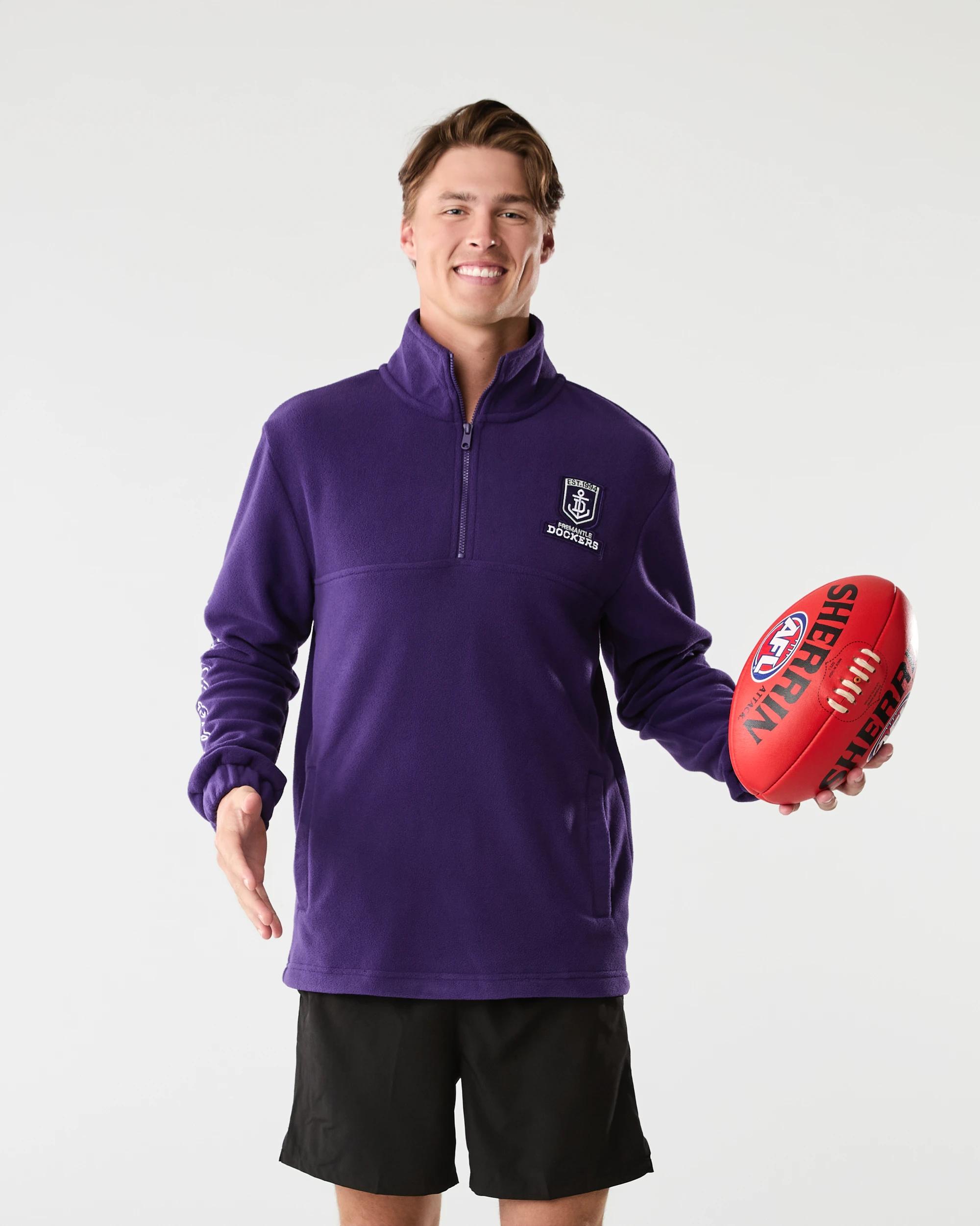9 Official AFL Adult Polar Fleece Jacket Fremantle, 9 of 9
