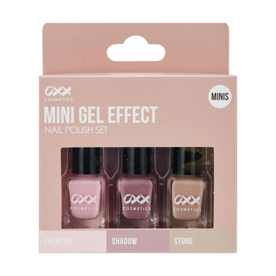 1 OXX Cosmetics 3 Pack Mini Gel Effect Nail Polish Set, 1 of 6