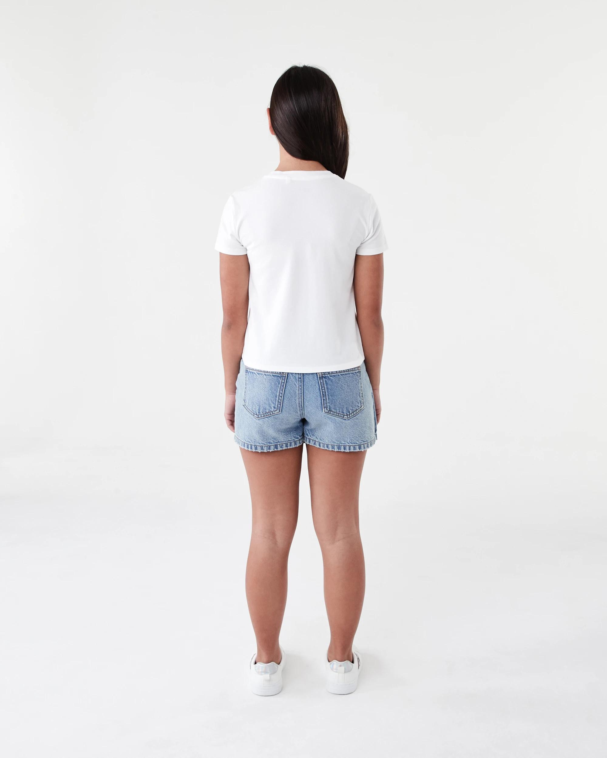 7 Short Sleeve Embellished Baby T-shirt Wht Chilli, 7 of 7