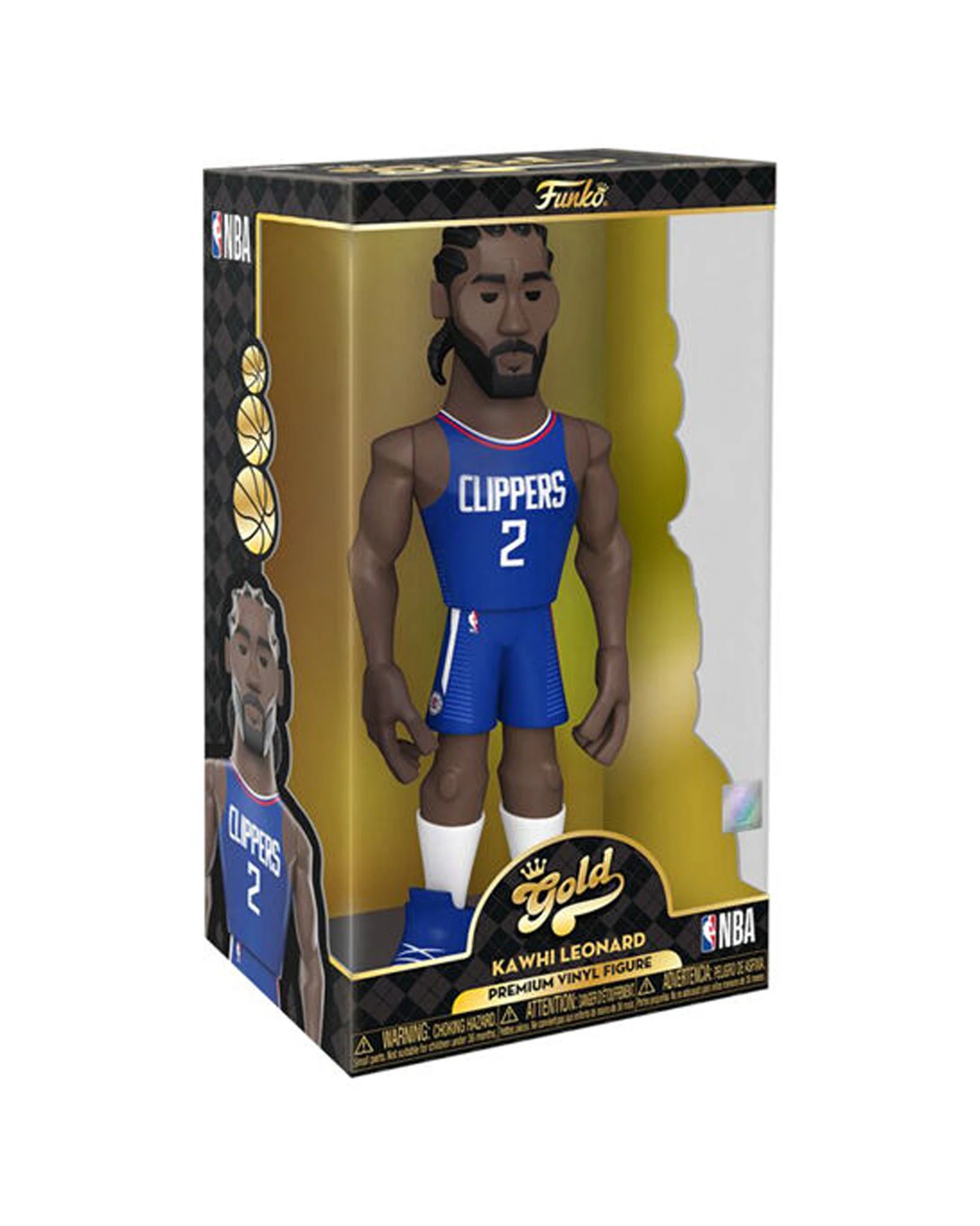 2 NBA BASKETBALL Kawhi Leonard Figure Toy 12in NBA Action Figure Vinyl Toy - Blue, 2 of 5