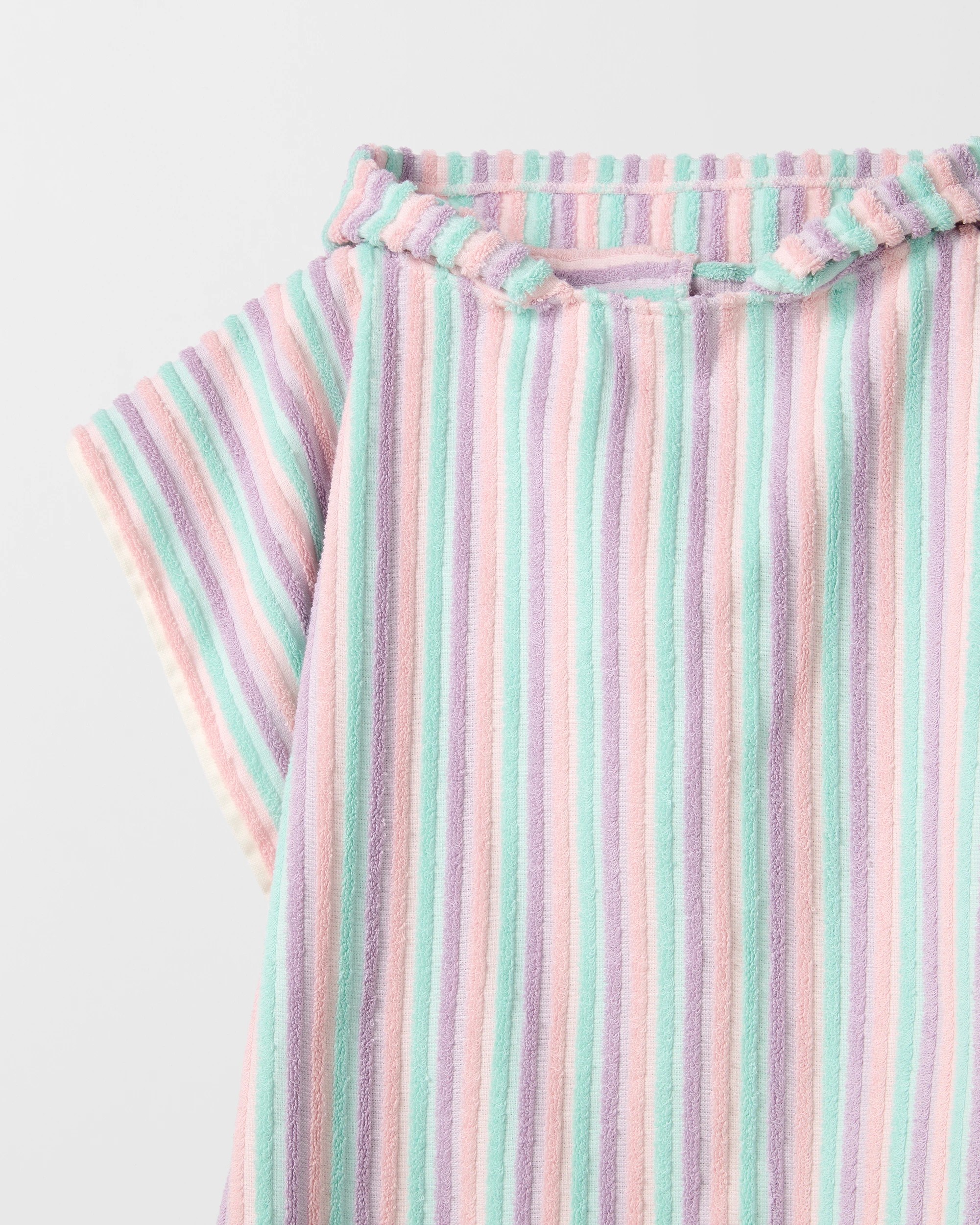 2 Target Kids Multi Rib Hooded Beach Towel
 - Pink, 2 of 3