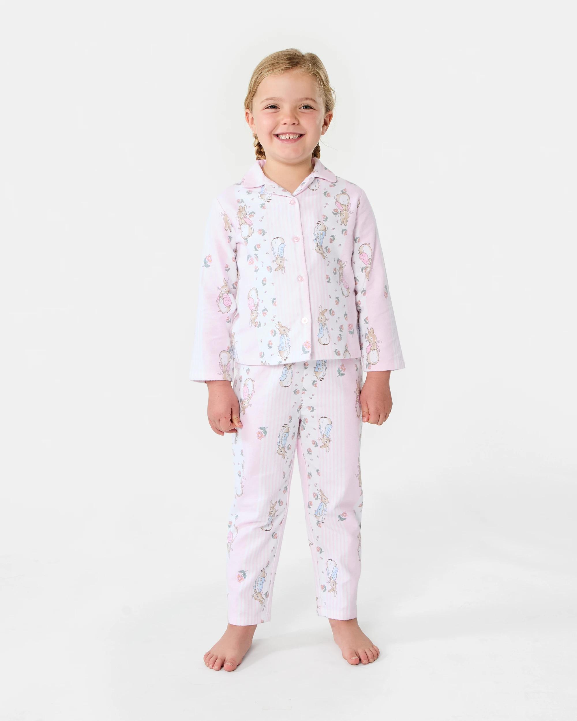 1 Peter Rabbit License Flannel Pyjama Set P Rabbit, 1 of 8