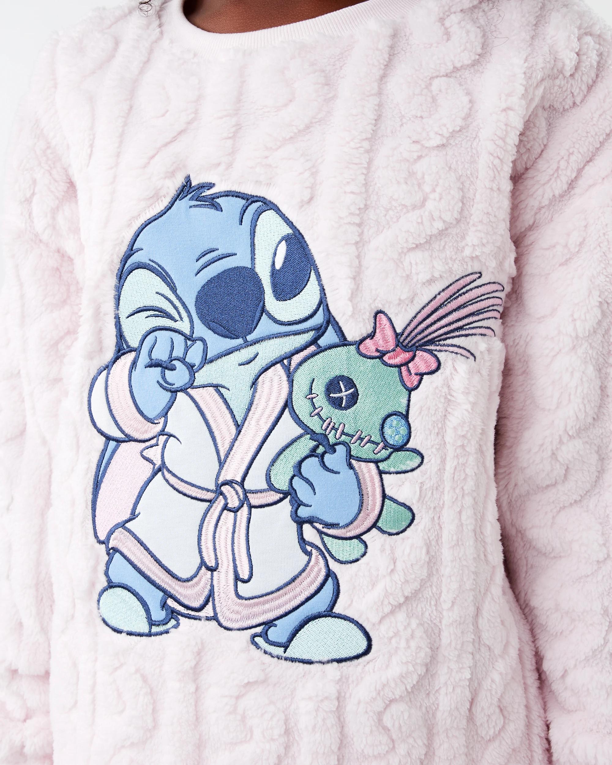 4 Disney Lilo & Stitch License Fluffy Pyjama Set Stitch, 4 of 7