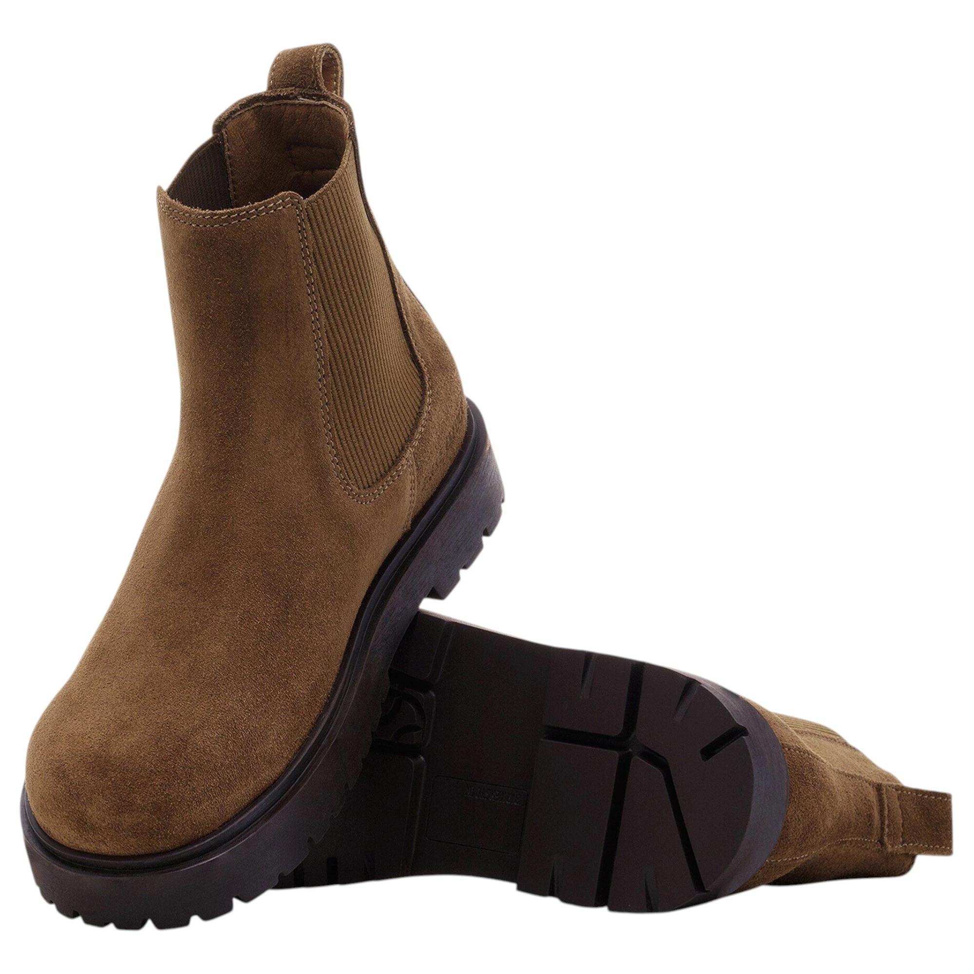 5 Birkenstock Mens Highwood Shoes Suede Leather Boots DARK TEA, 5 of 8