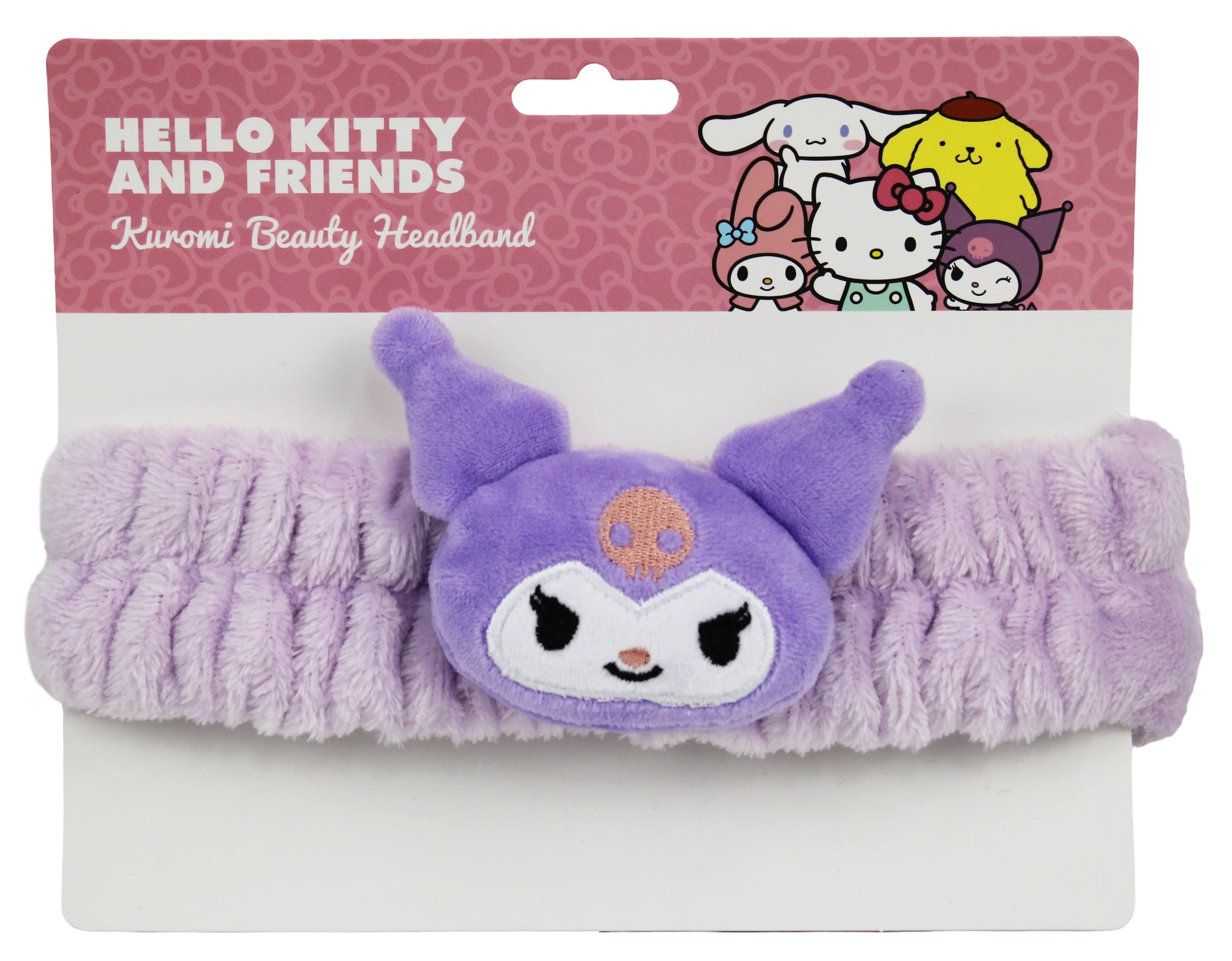 1 Hello Kitty and Friends Kuromi Fluffy Beauty Headband - Purple, 1 of 2