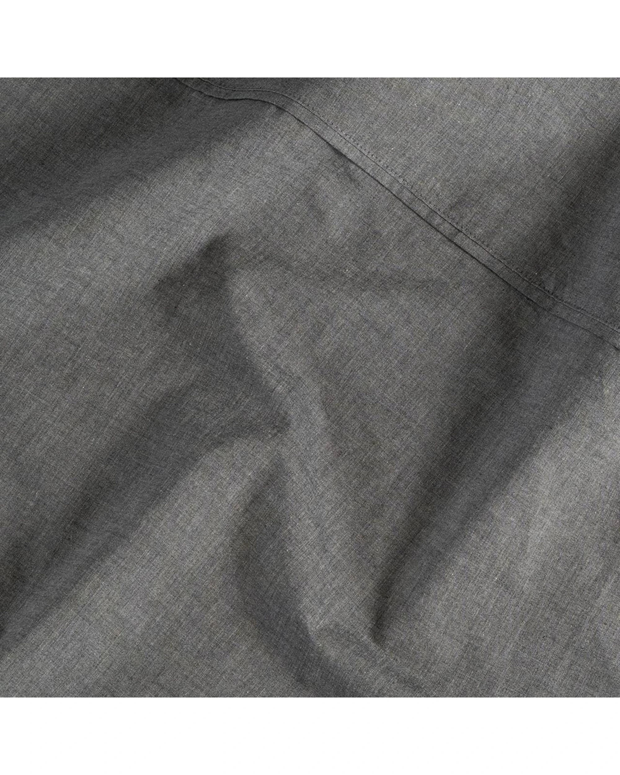 3 Canningvale Vintage Softwash 100 Percent Cotton Sheet Set - King Single Bed - Grey, 3 of 4