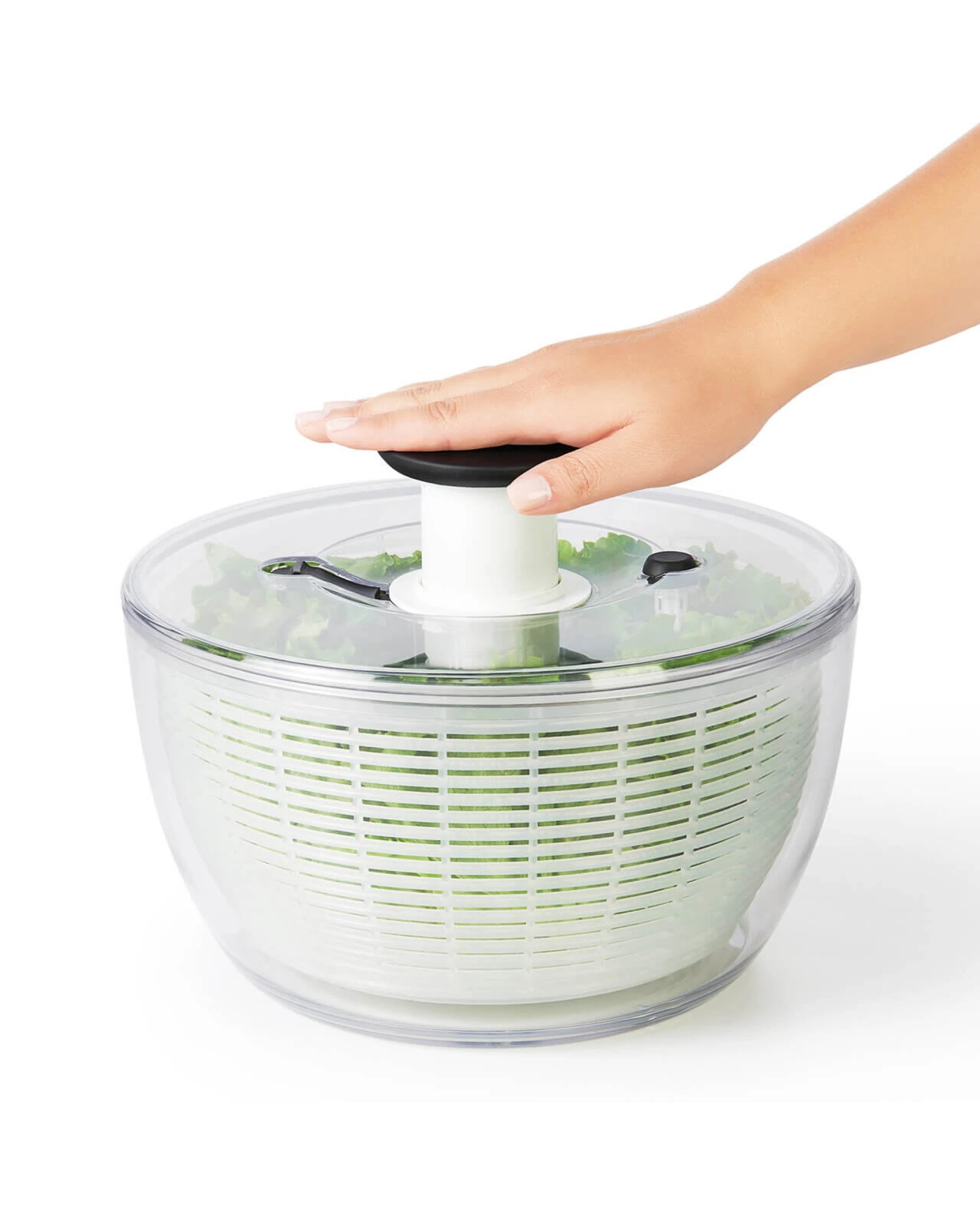 10 OXO Good Grips Salad Spinner 4.0 – One-Hand Pump Brake Bowl Lettuce Dryer BPA-Free Dishwasher Safe, 10 of 10