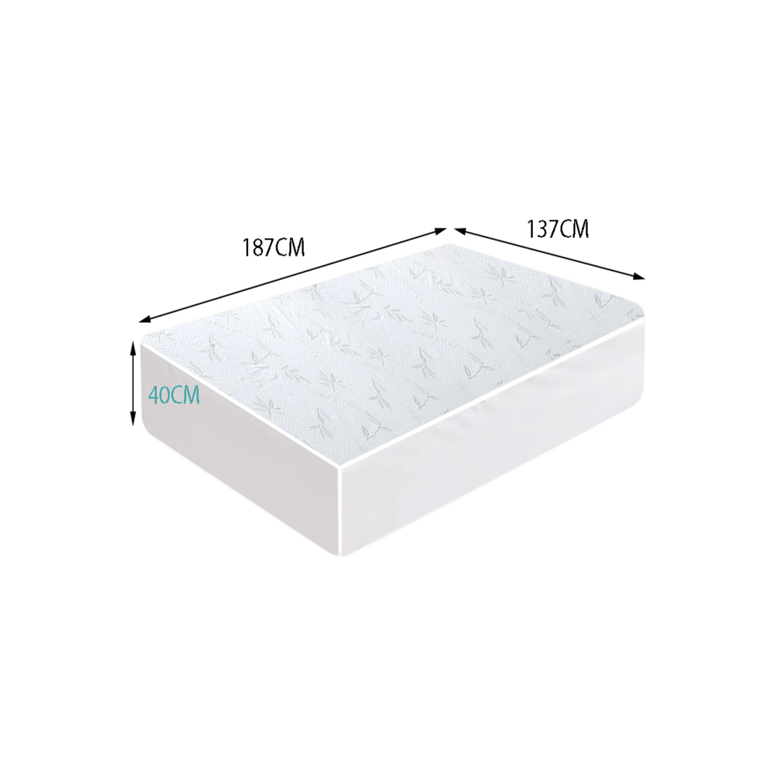 6 Dreamz Mattress Protector Fitted Cover Double, 6 of 6