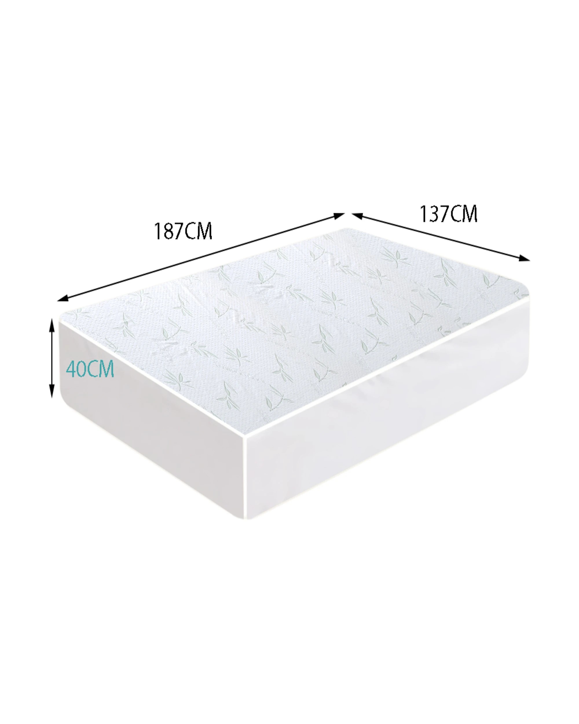 6 Dreamz Mattress Protector Fitted Cover Double, 6 of 6