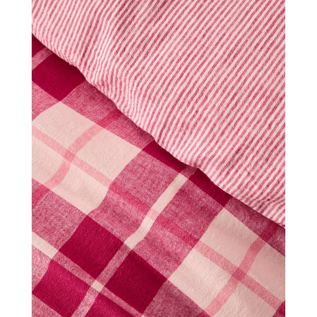 5 Target Ashlee Check Linen/cotton Quilt Cover Set
 - Queen Bed
 - Pink, 5 of 9