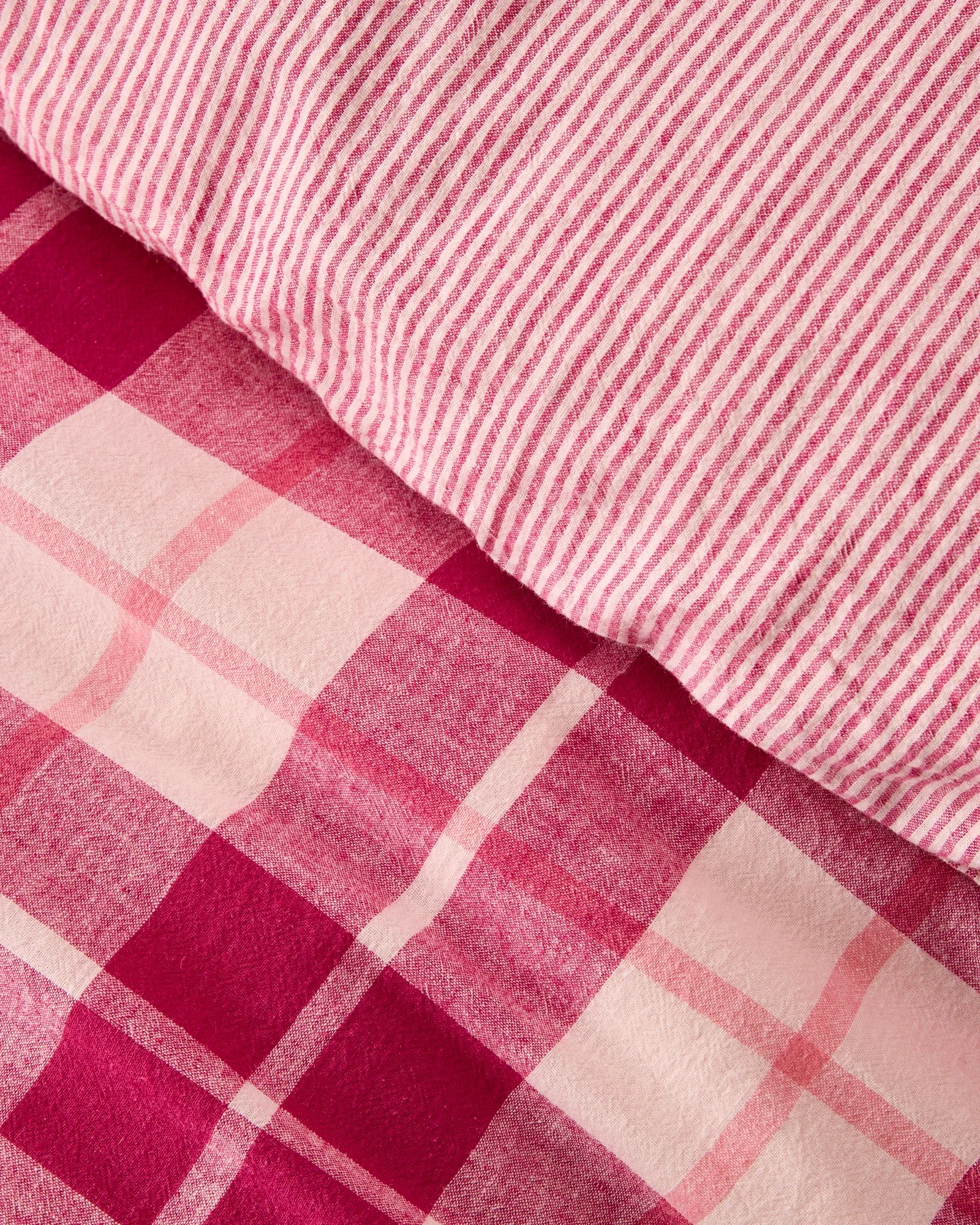 5 Target Ashlee Check Linen/cotton Quilt Cover Set
 - Super King Bed
 - Pink, 5 of 9