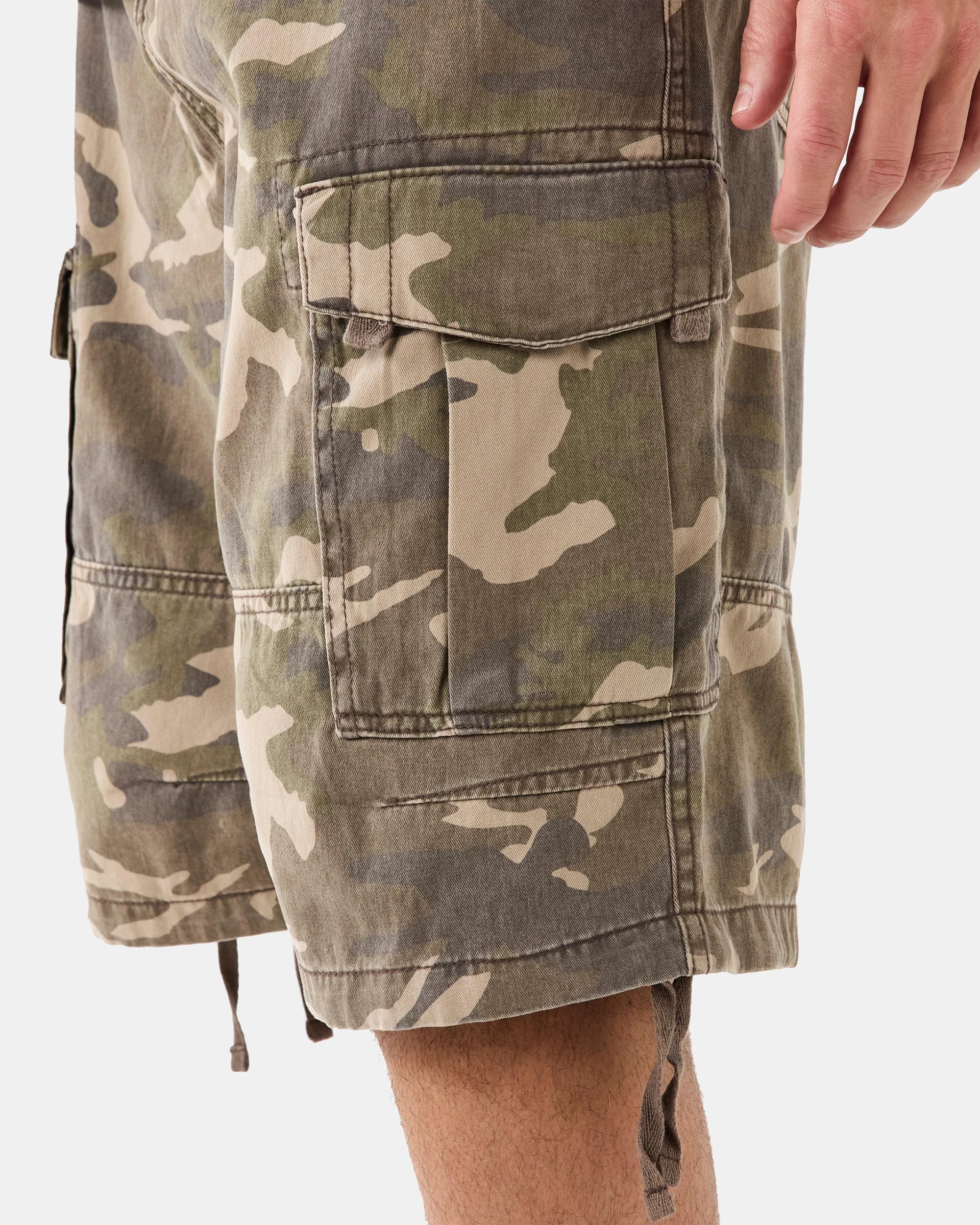 6 Baggy Cargo Shorts Grn Camo, 6 of 7