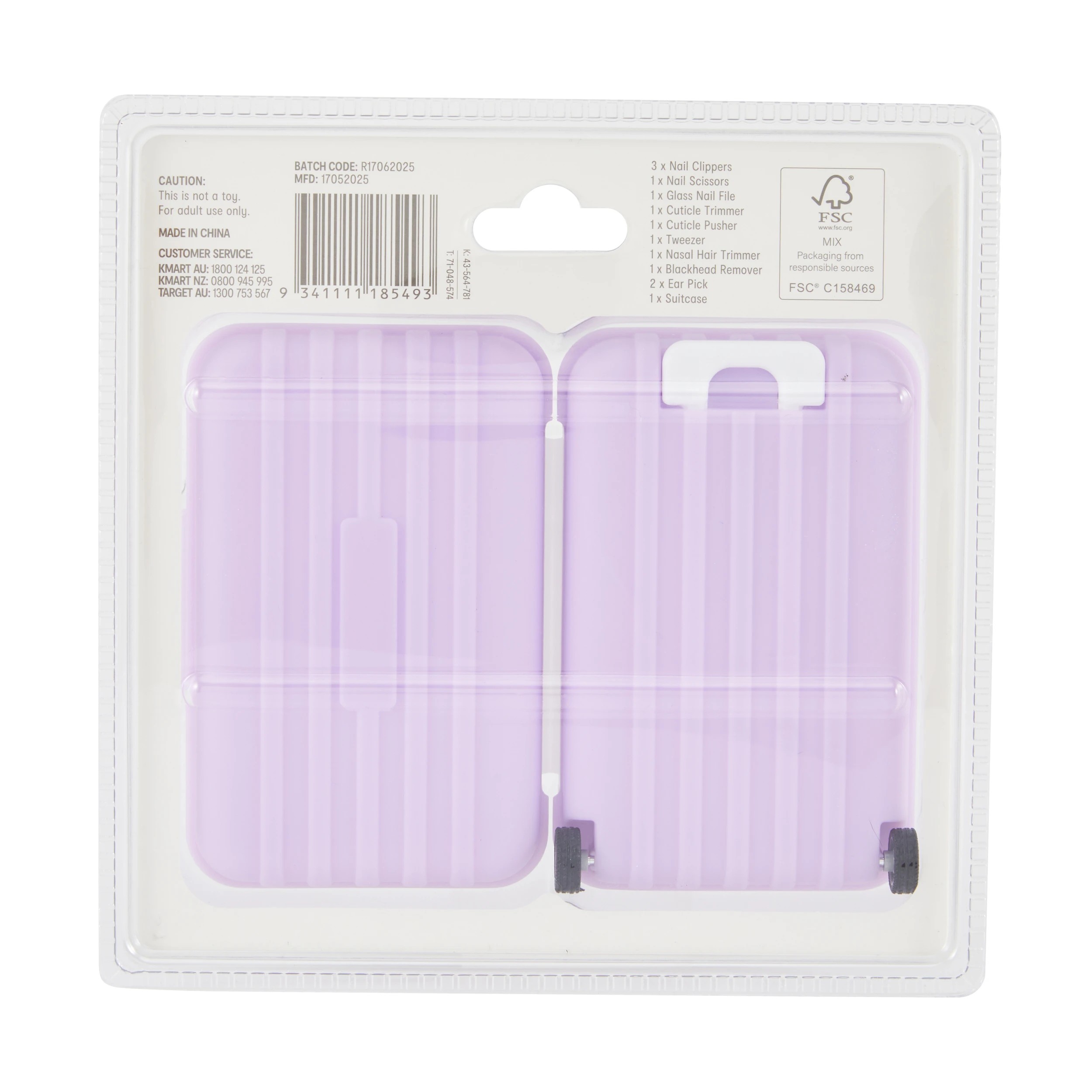 5 OXX Cosmetics 13 Piece Manicure Suitcase Kit, 5 of 5