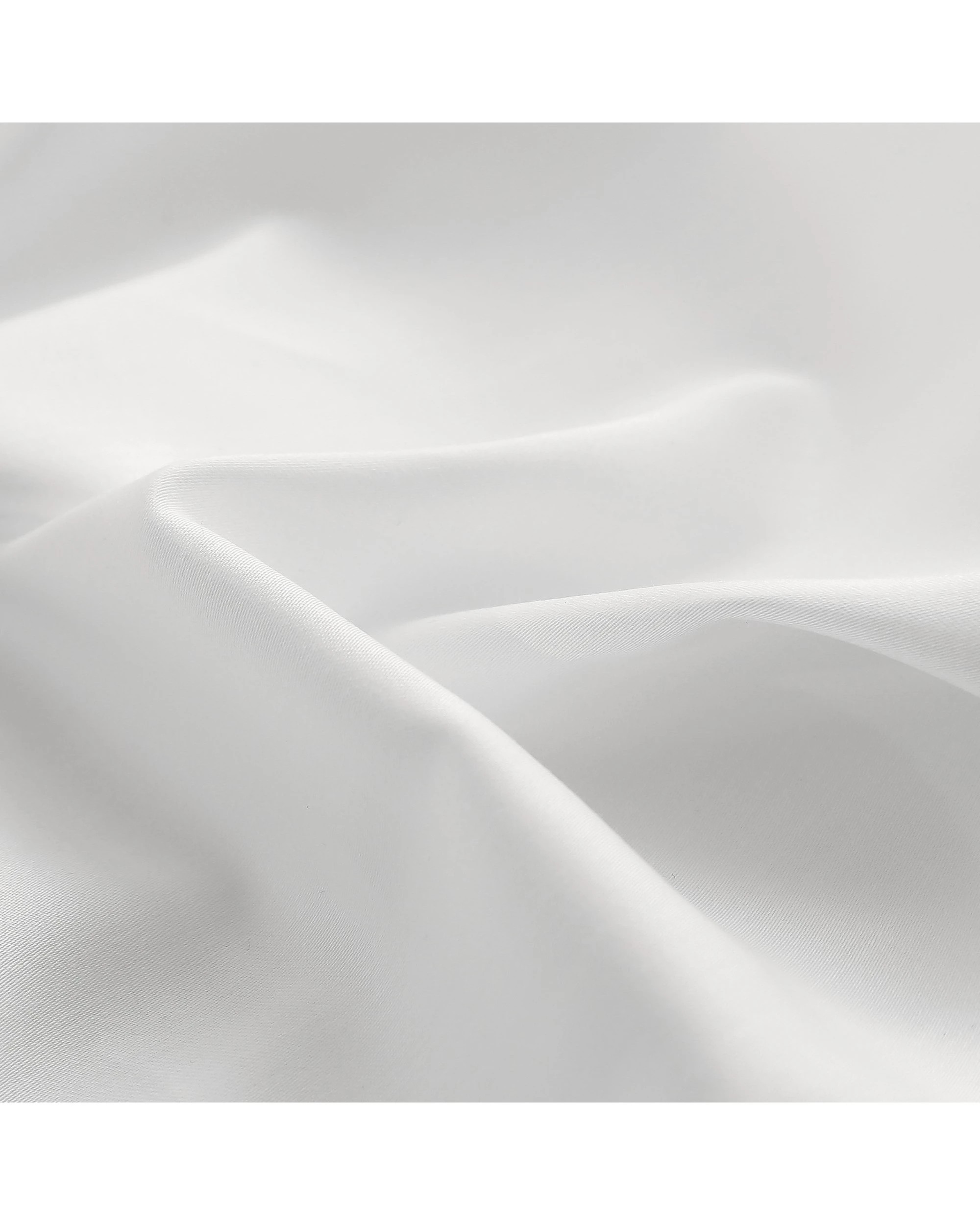 3 Serene 400TC Bamboo Cotton Sateen Pillowcase Twin Pack - White, 3 of 3