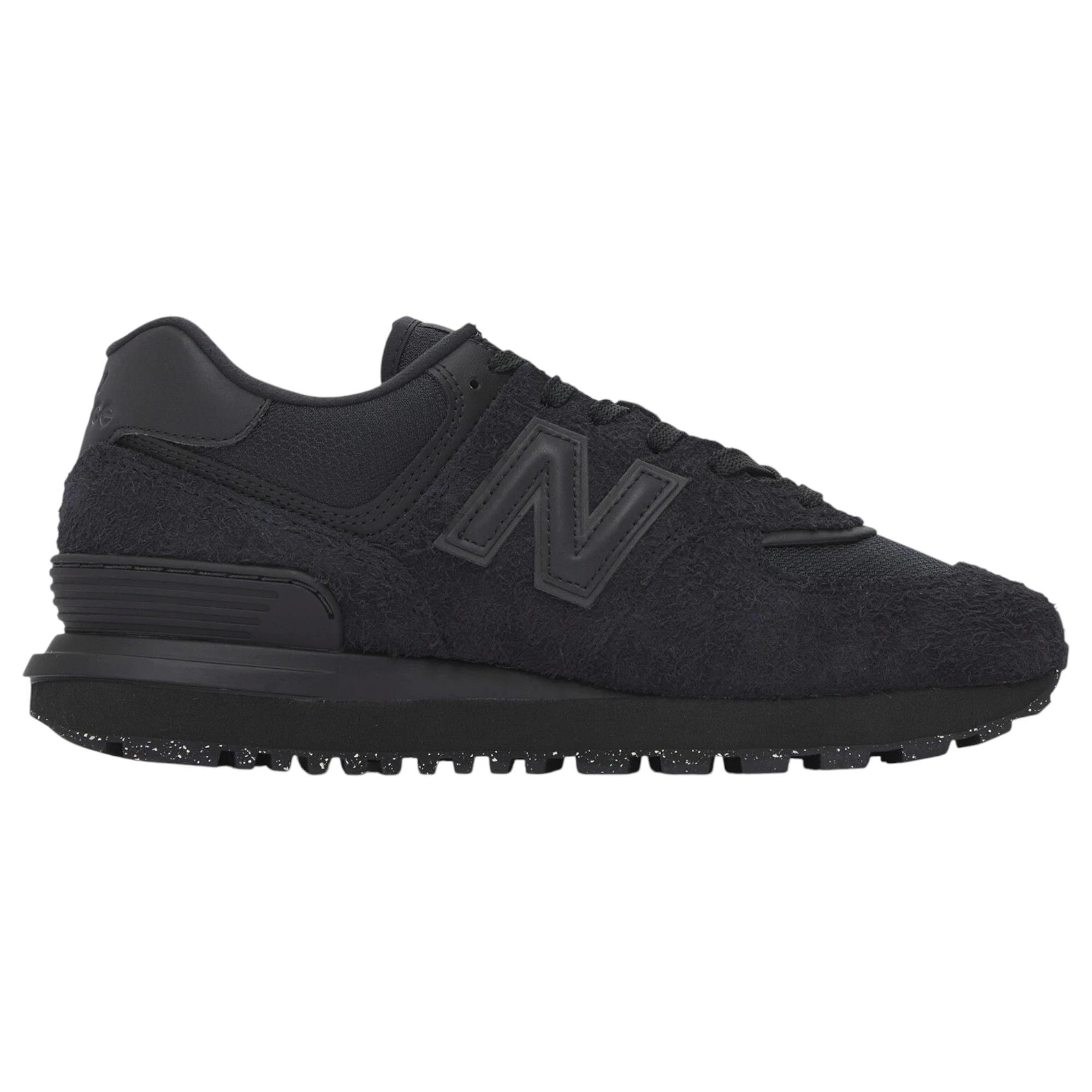 2 New Balance Mens 574 Legacy Triple Black Athletic Shoes BLACK, 2 of 6