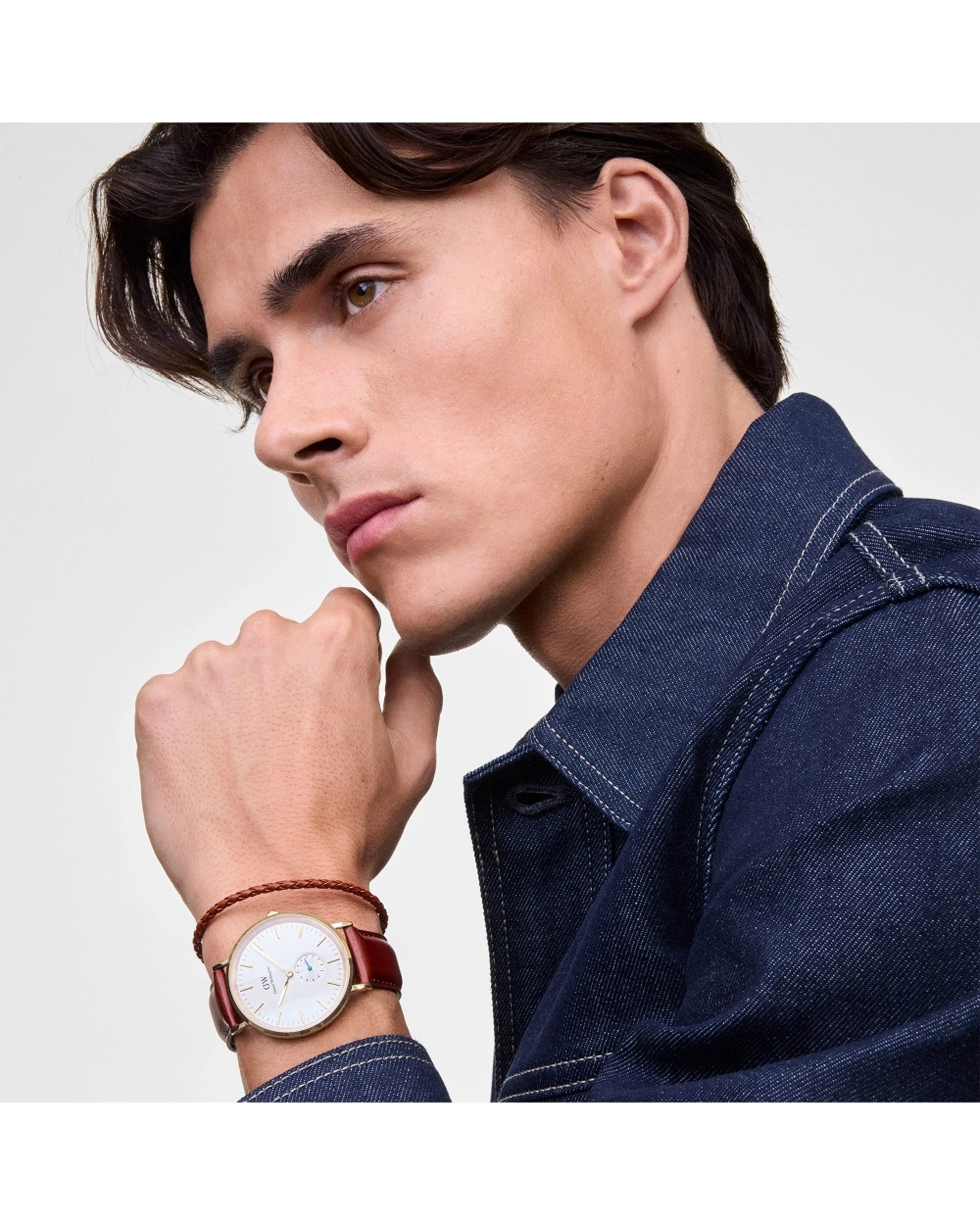 2 Daniel Wellington Classic 40mm St Mawes Multi-Eye Off-White Sunray Gold Watch, 2 of 6