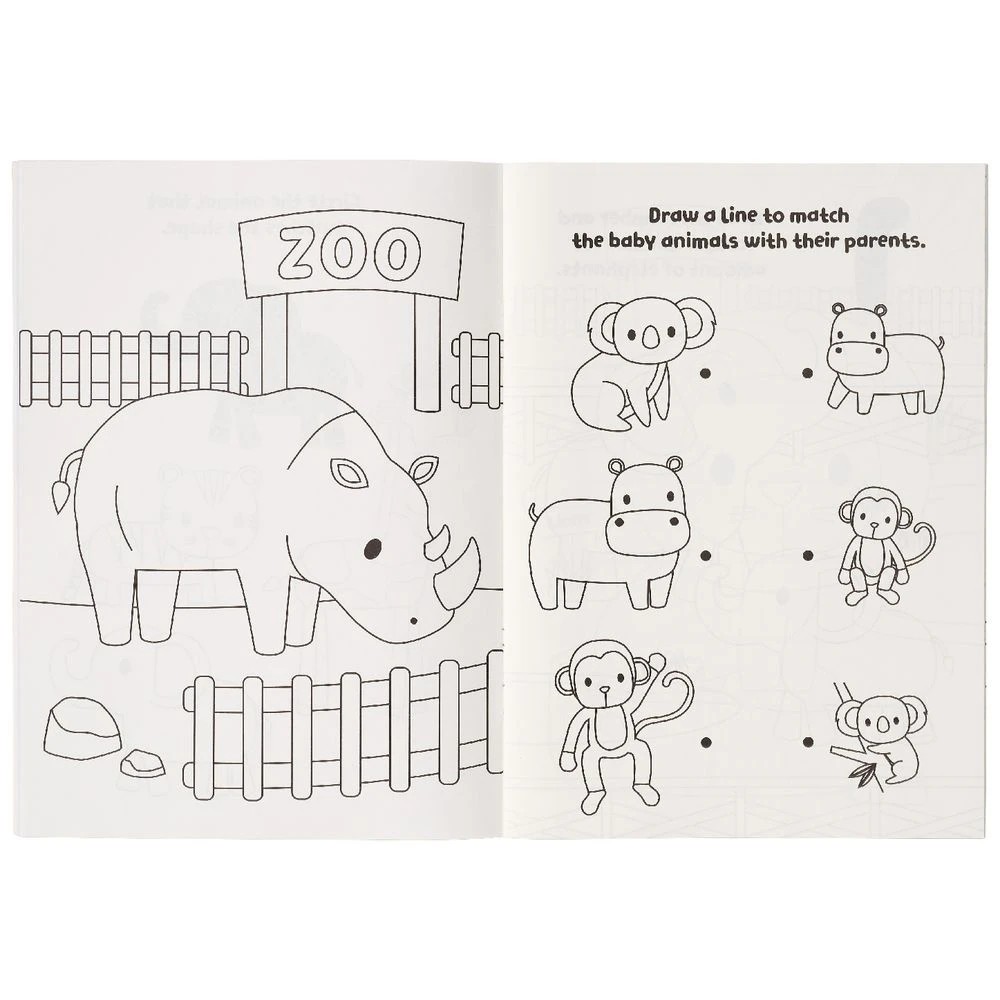 3 Kadink Colour and Sticker Activity Book Zoo Animals, 3 of 3