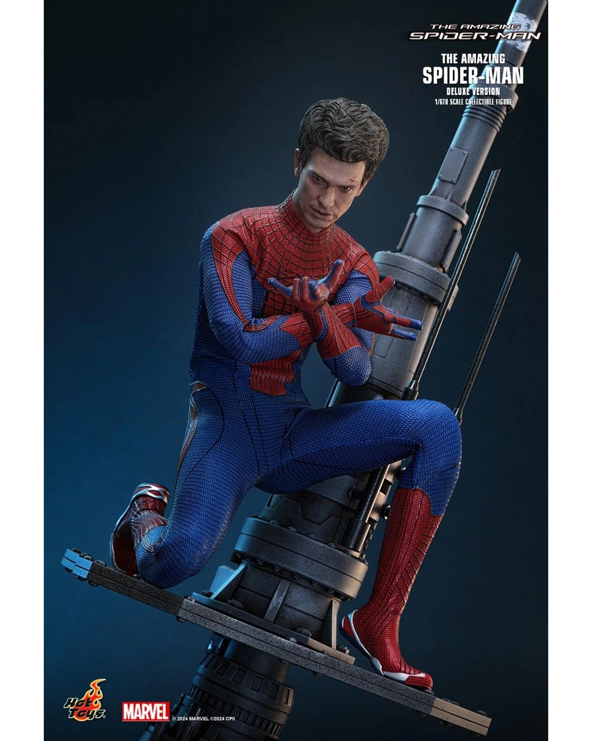 10 Hot Toys The Amazing Spider-Man Spider-Man 1:6 Scale Deluxe Collectible Action Figure, 10 of 10
