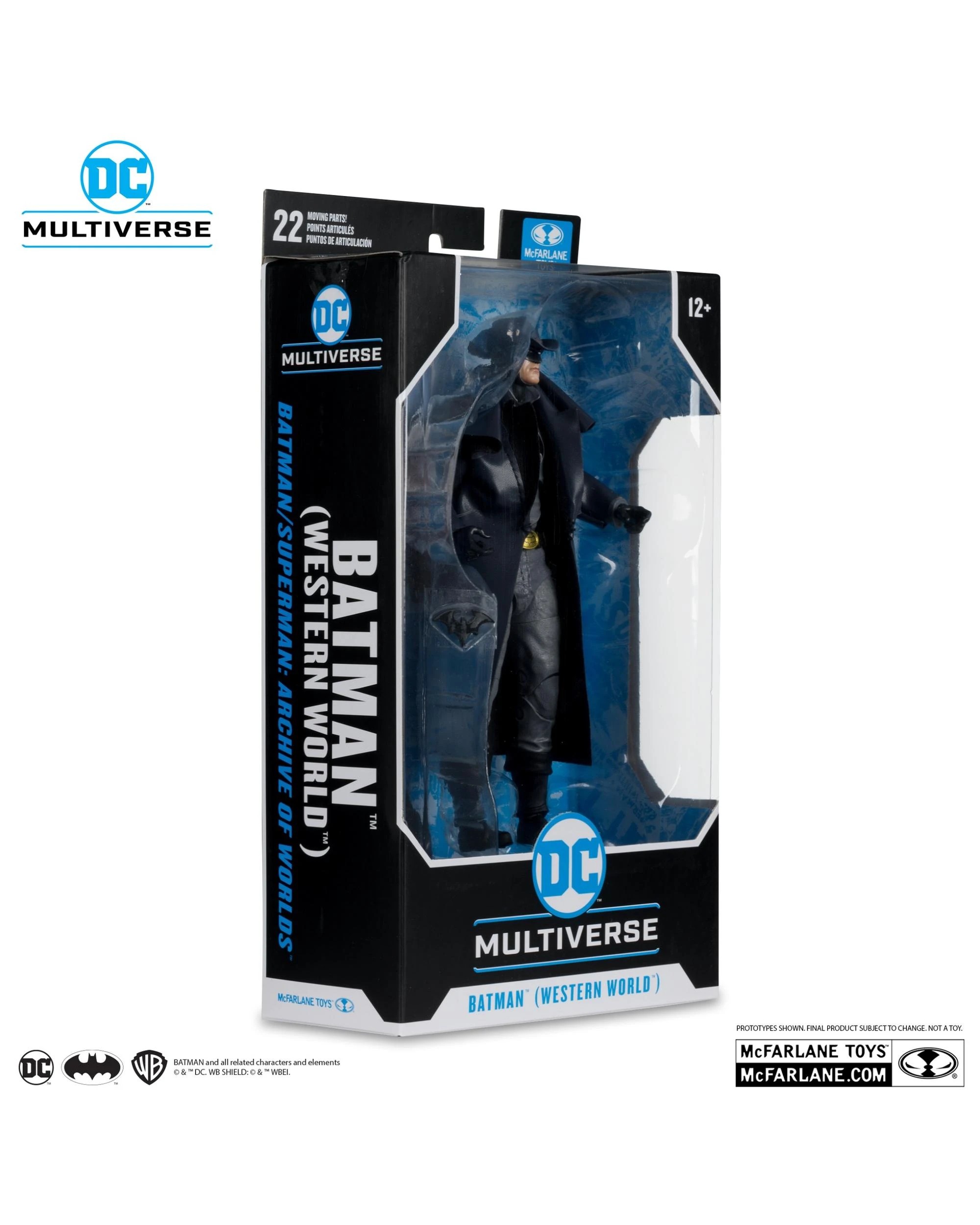 8 DC Multiverse Batman/Superman Archive of Worlds Batman Western World 7 inch Action Figure, 8 of 9