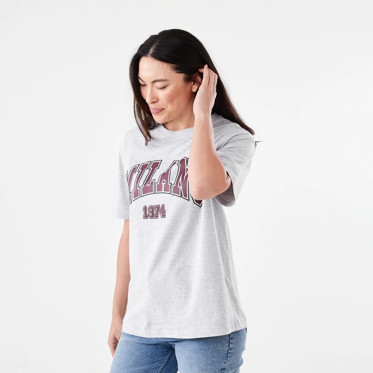 2 Short Sleeve Oversized Boyfriend T-shirt Milano, 2 of 5