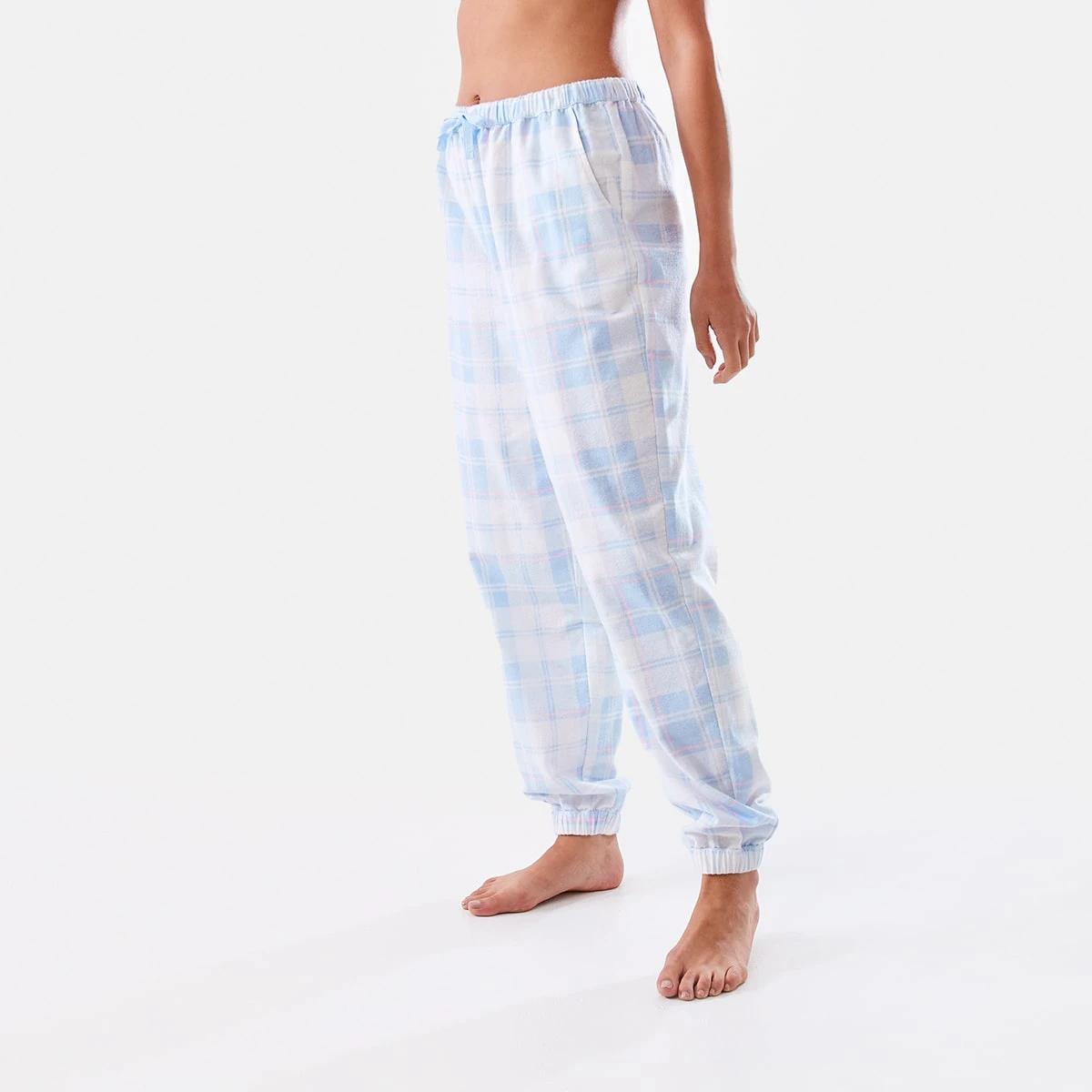 2 Cuffed Flannel Pants Sft Tartan, 2 of 5