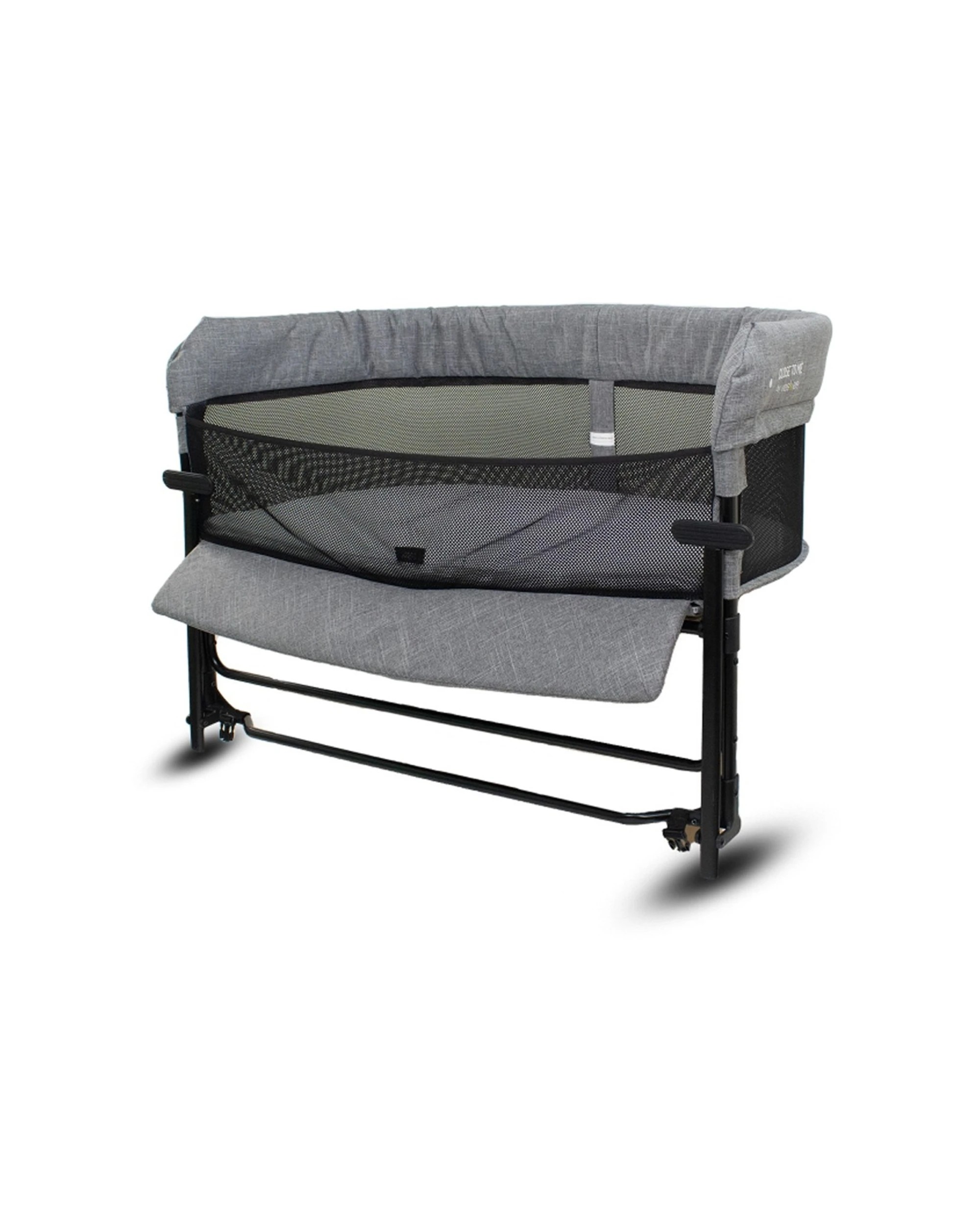 1 VeeBee Close To Me Co-Sleeper Bed Adjustable Height Mattress Sheet Included - Grey, 1 of 9