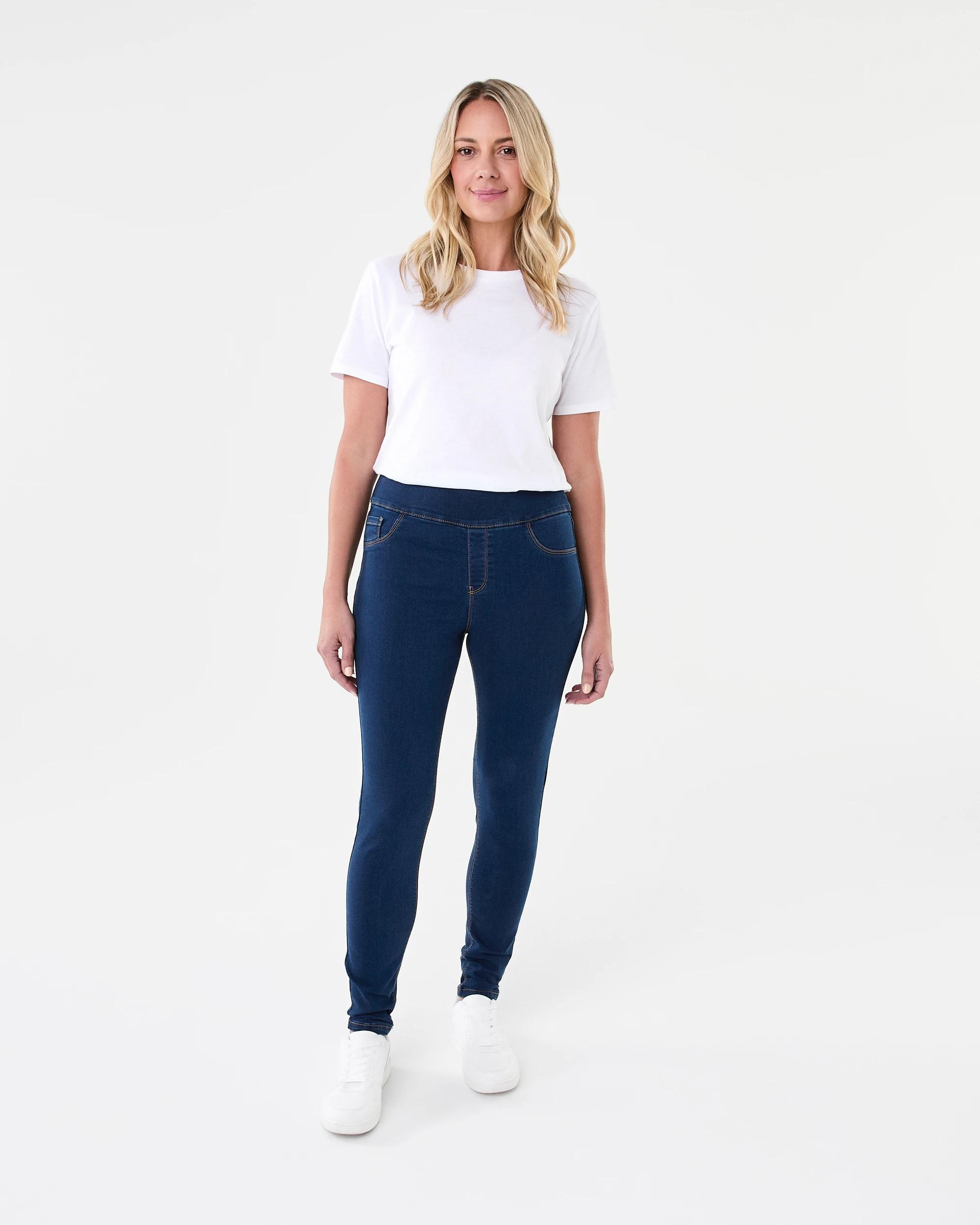 8 Denim Jeggings DARK WASH, 8 of 8