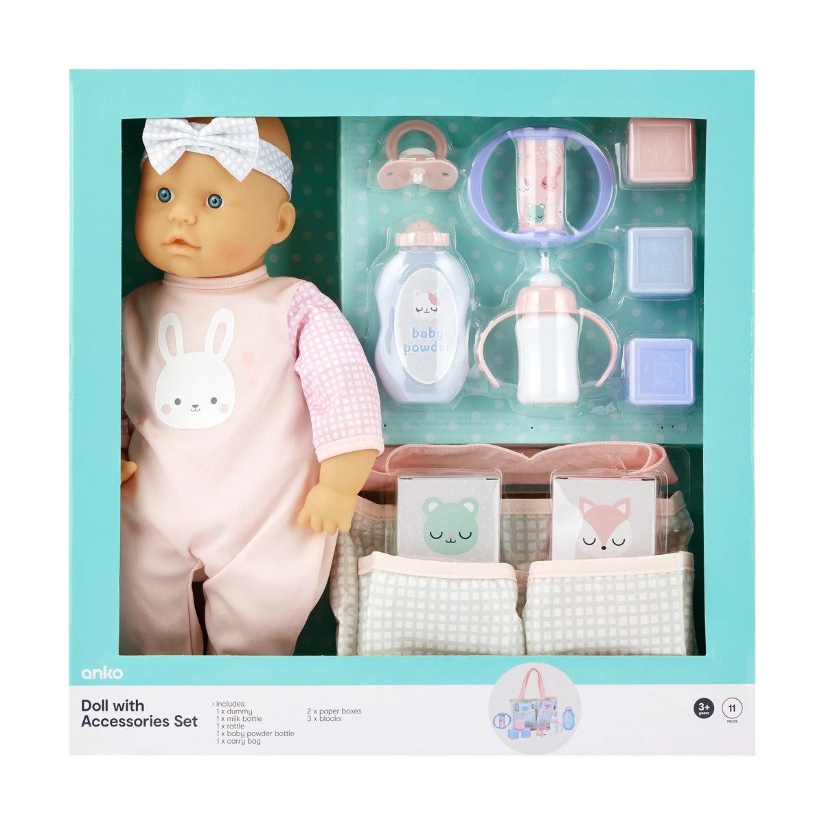 9 11 Piece Doll with Accessories Set, 9 of 10