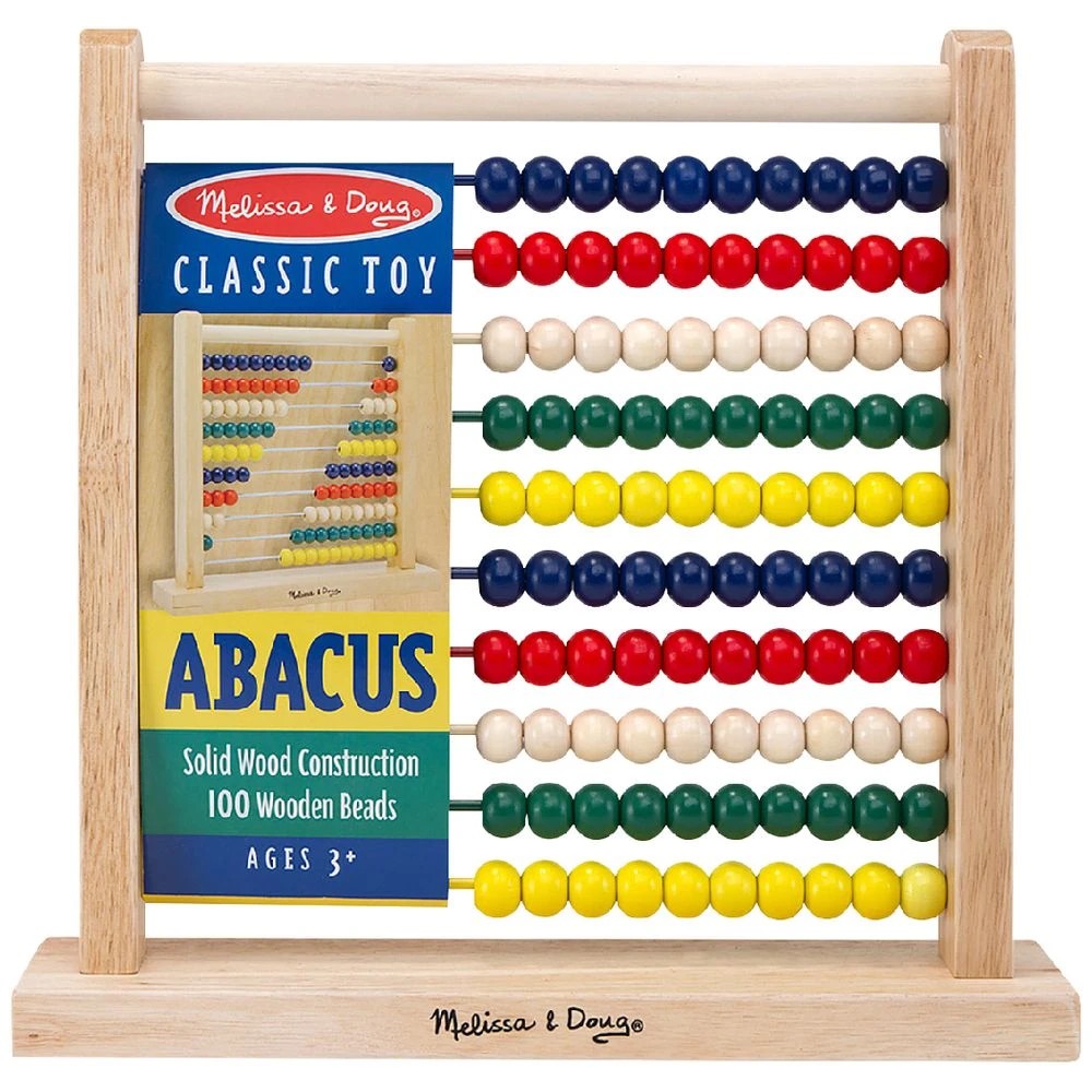 1 Melissa & Doug Wooden Abacus, 1 of 4